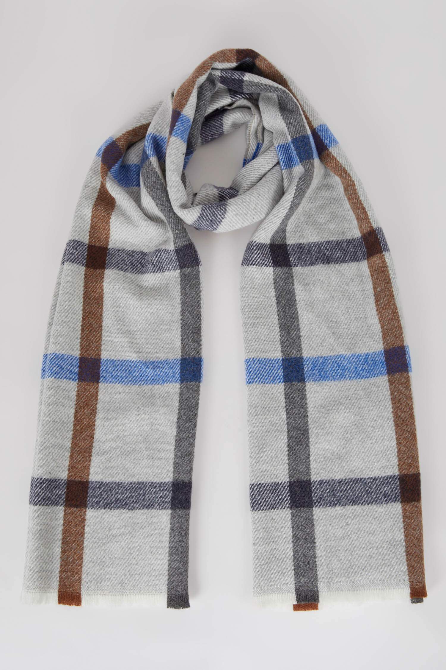 Erkek Kare Desenli Atkı