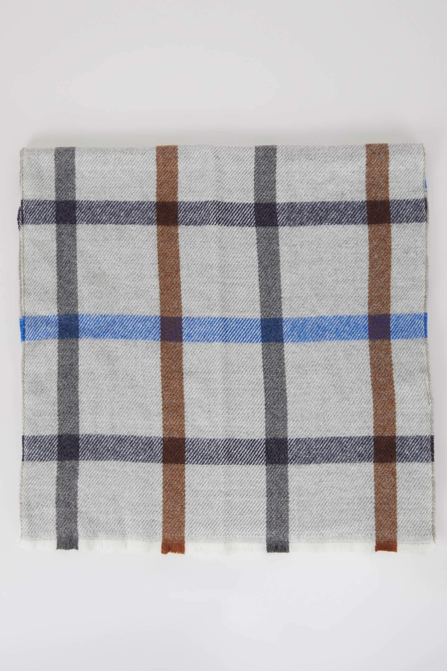 Erkek Kare Desenli Atkı