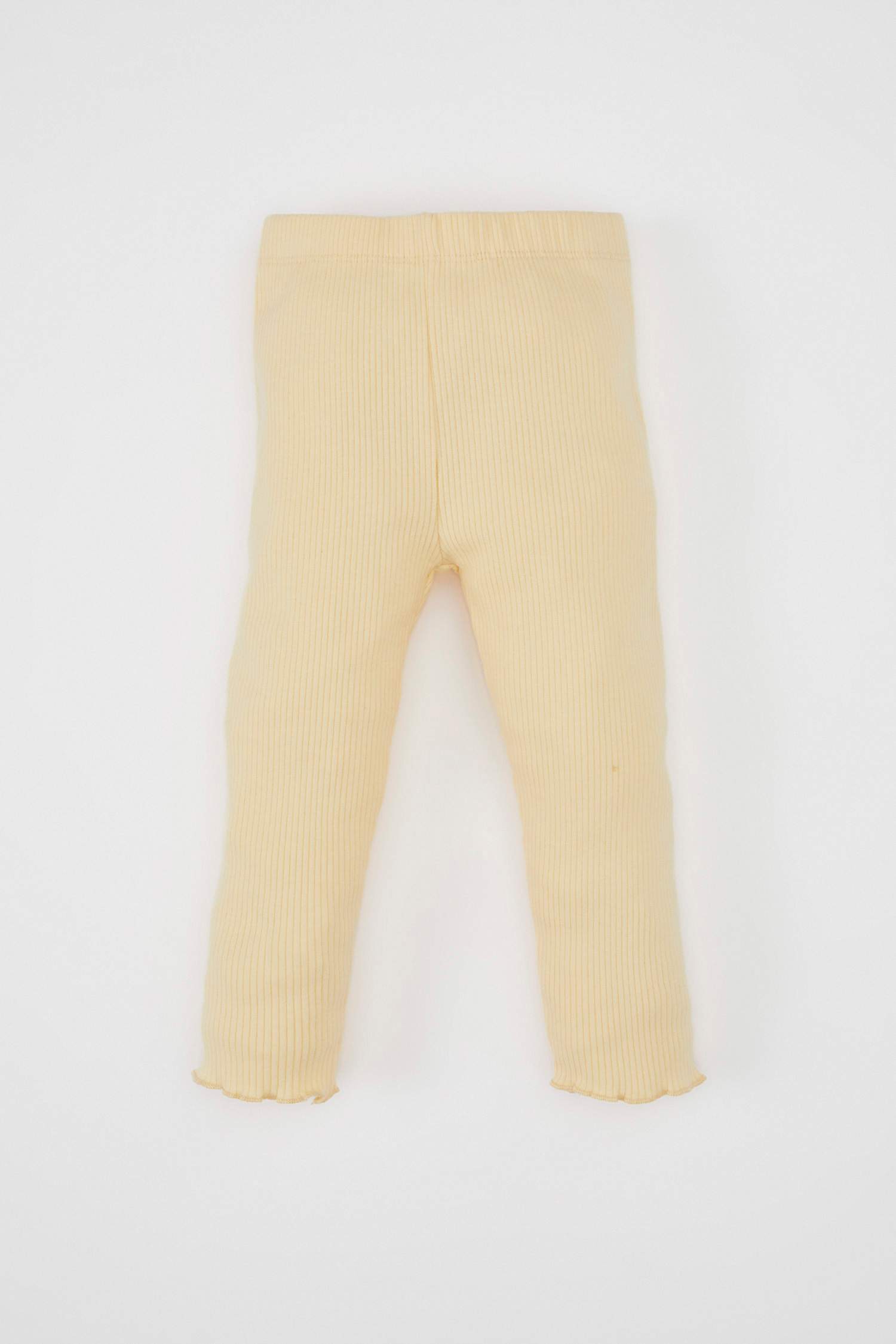 Kız Bebek 2'li Takım Çiçekli Fitilli Kaşkorse Uzun Kollu Tişört Beli Lastikli Alt