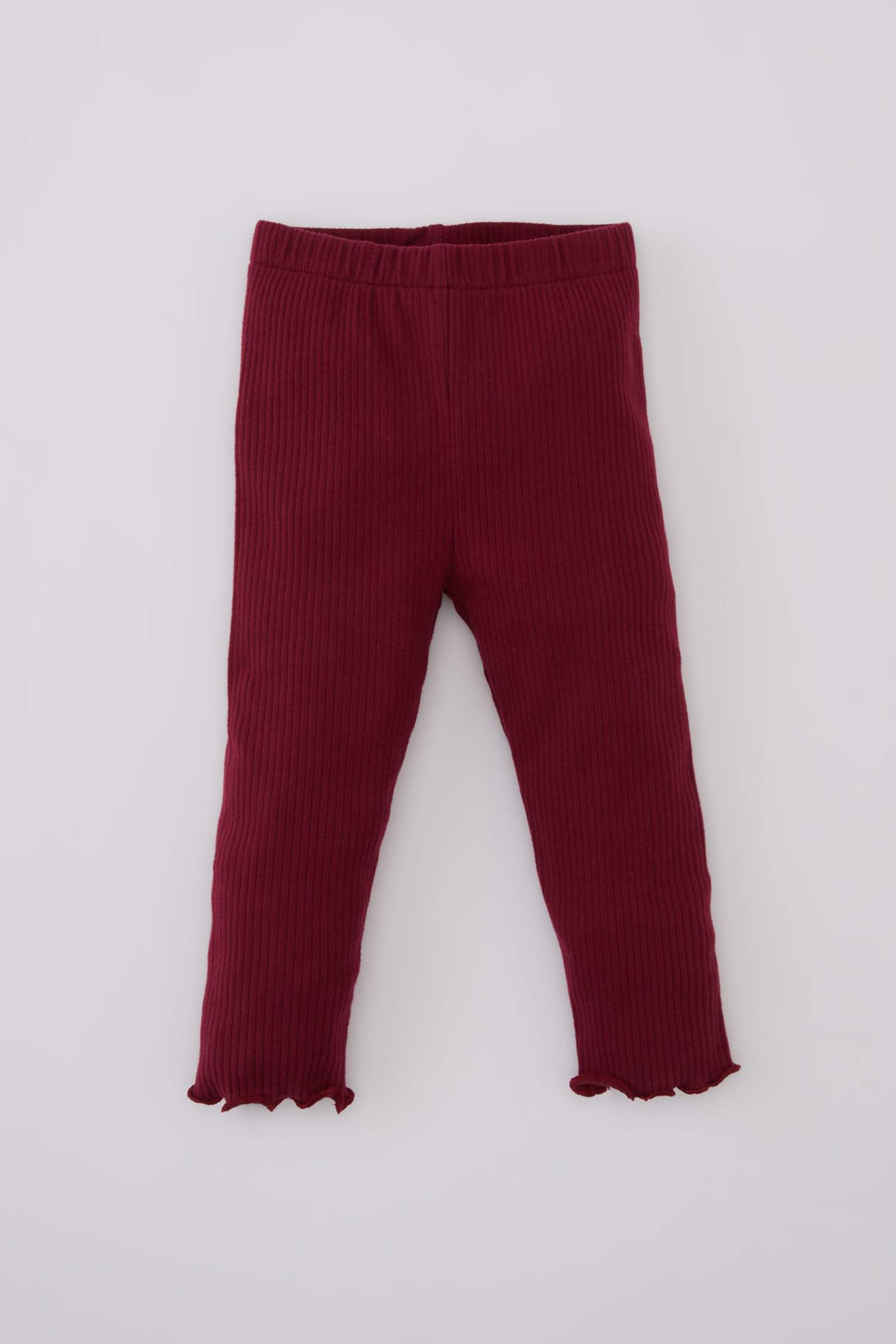 Ensemble De T-Shirt Manches Longues à Col Montant Et Legging à Fleurs Pour Bébé Fille - 2 Pièces