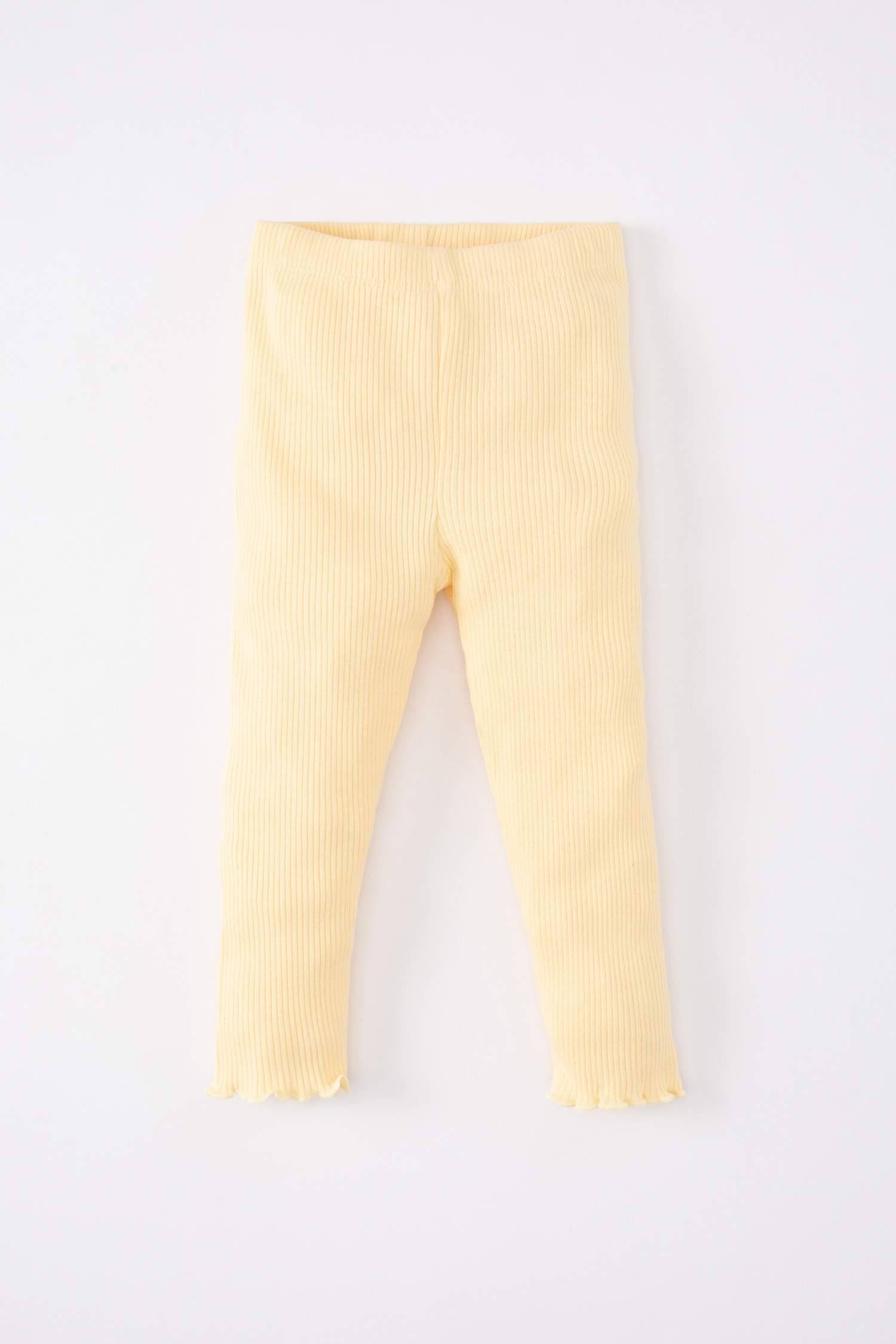 	Kız Bebek 2'li Takım Çiçekli Fitilli Kaşkorse Uzun Kollu Tişört Üst Beli Lastikli Alt