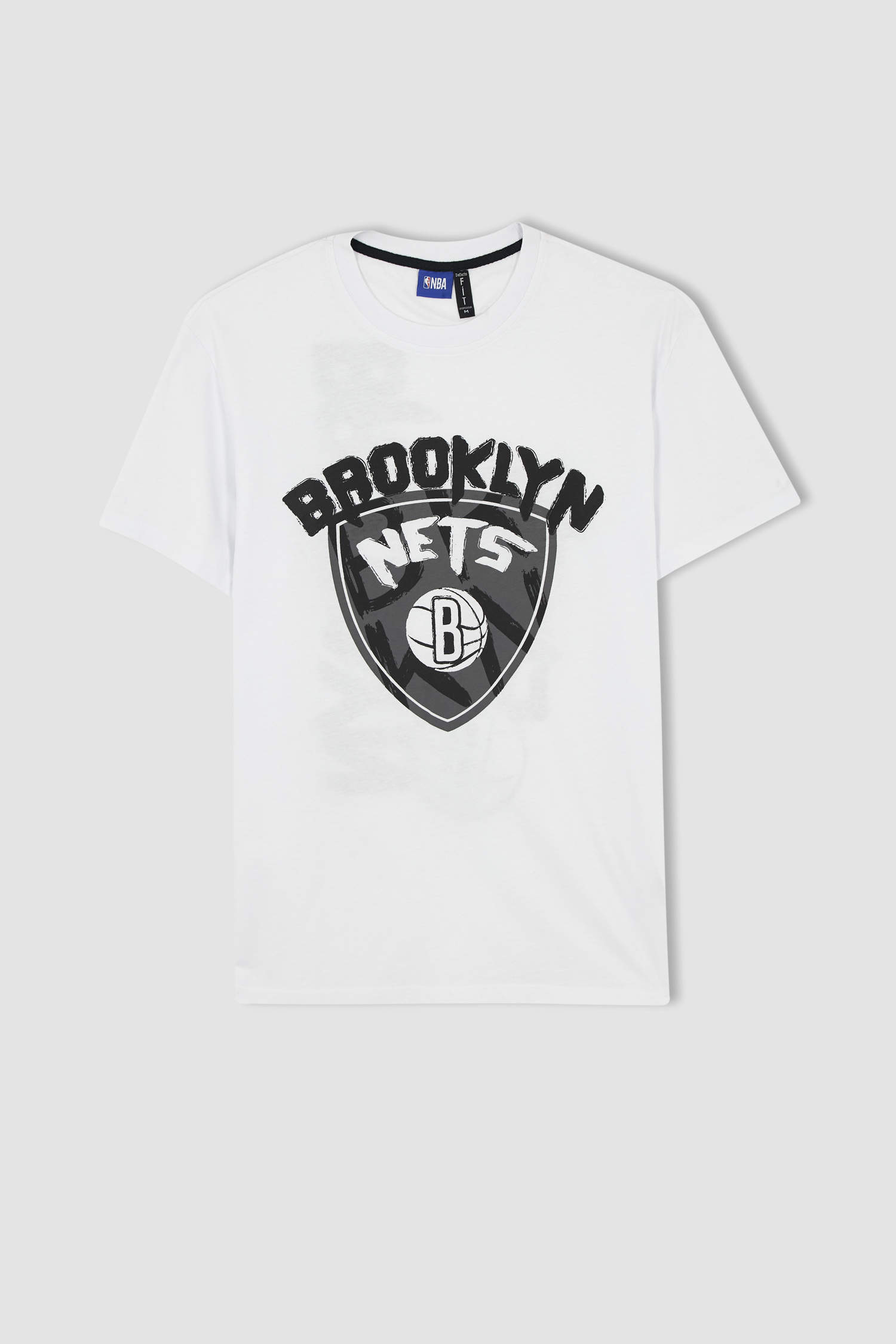 Defacto Fit NBA Brooklyn Nets Lisanslı Regular Fit Tişört. 8