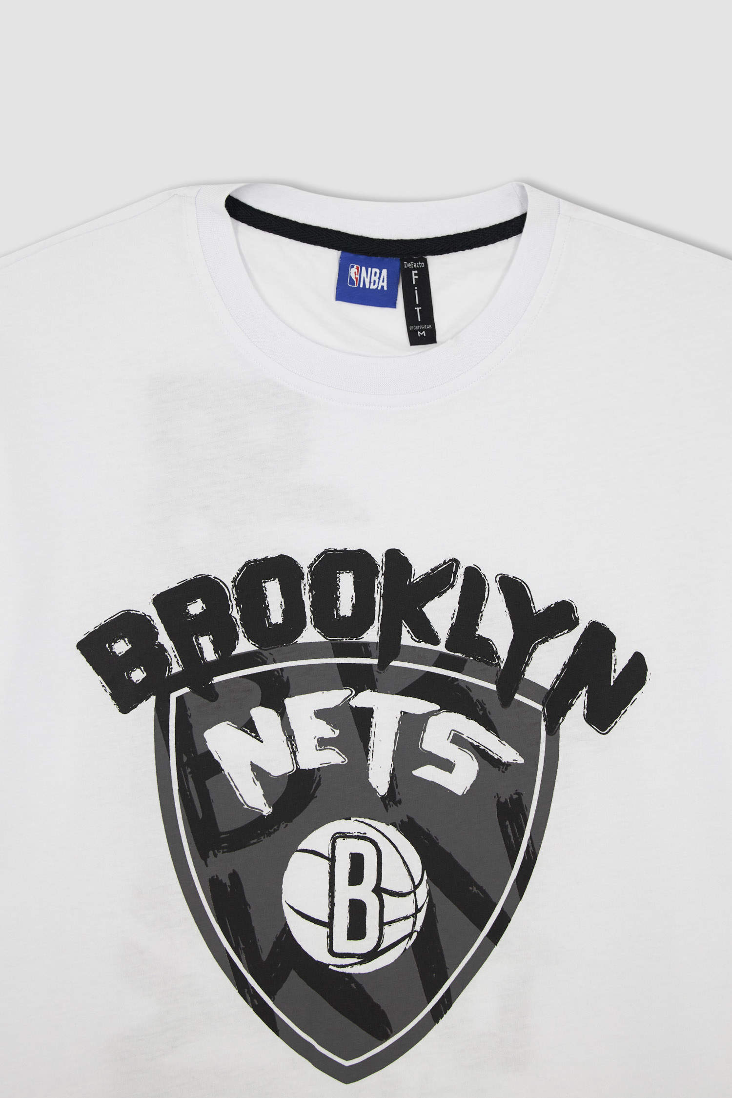Defacto Fit NBA Brooklyn Nets Lisanslı Regular Fit Tişört. 10