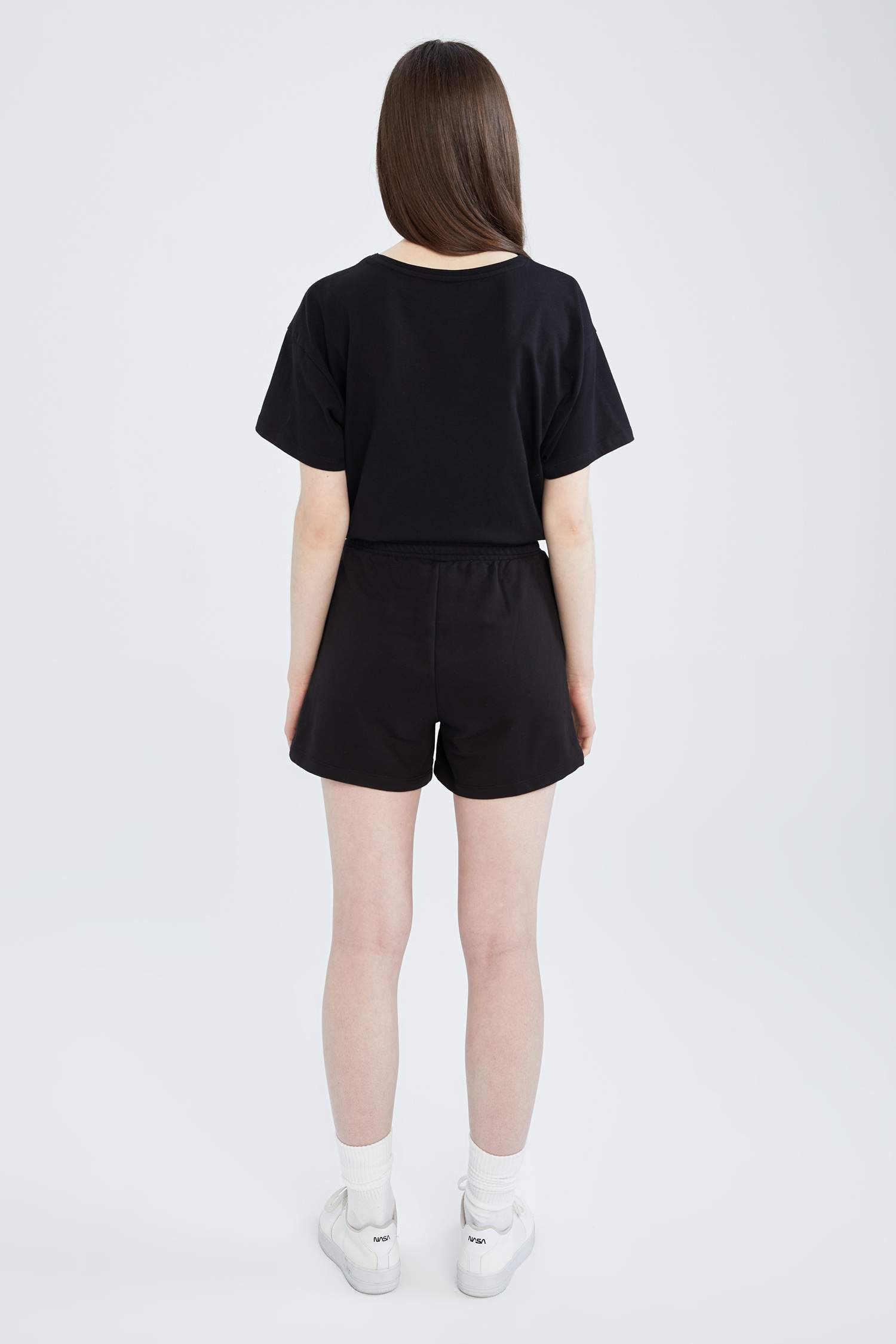 Defacto Fit Short imprimé à slogan