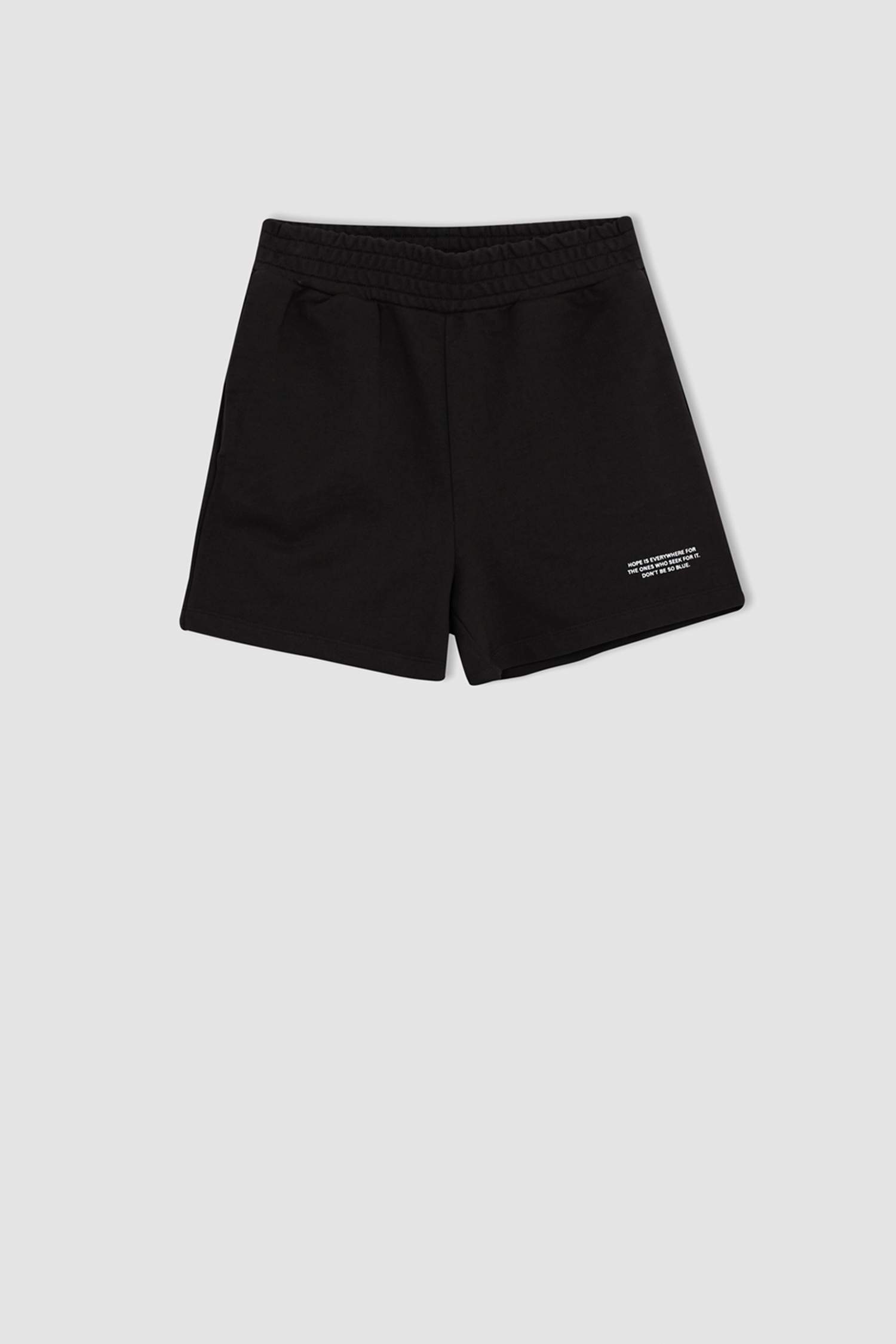 Defacto Fit Short imprimé à slogan