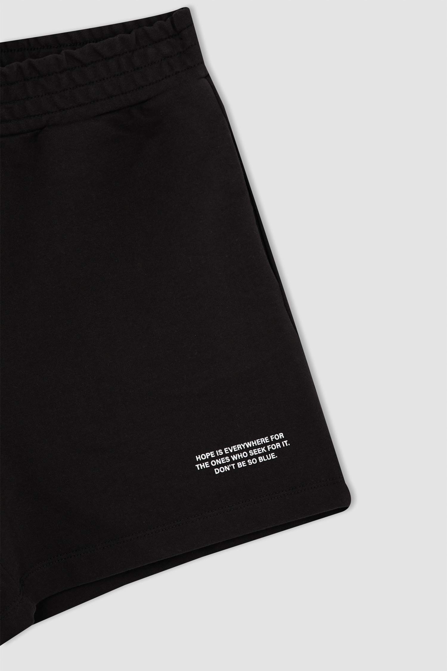 Defacto Fit Short imprimé à slogan