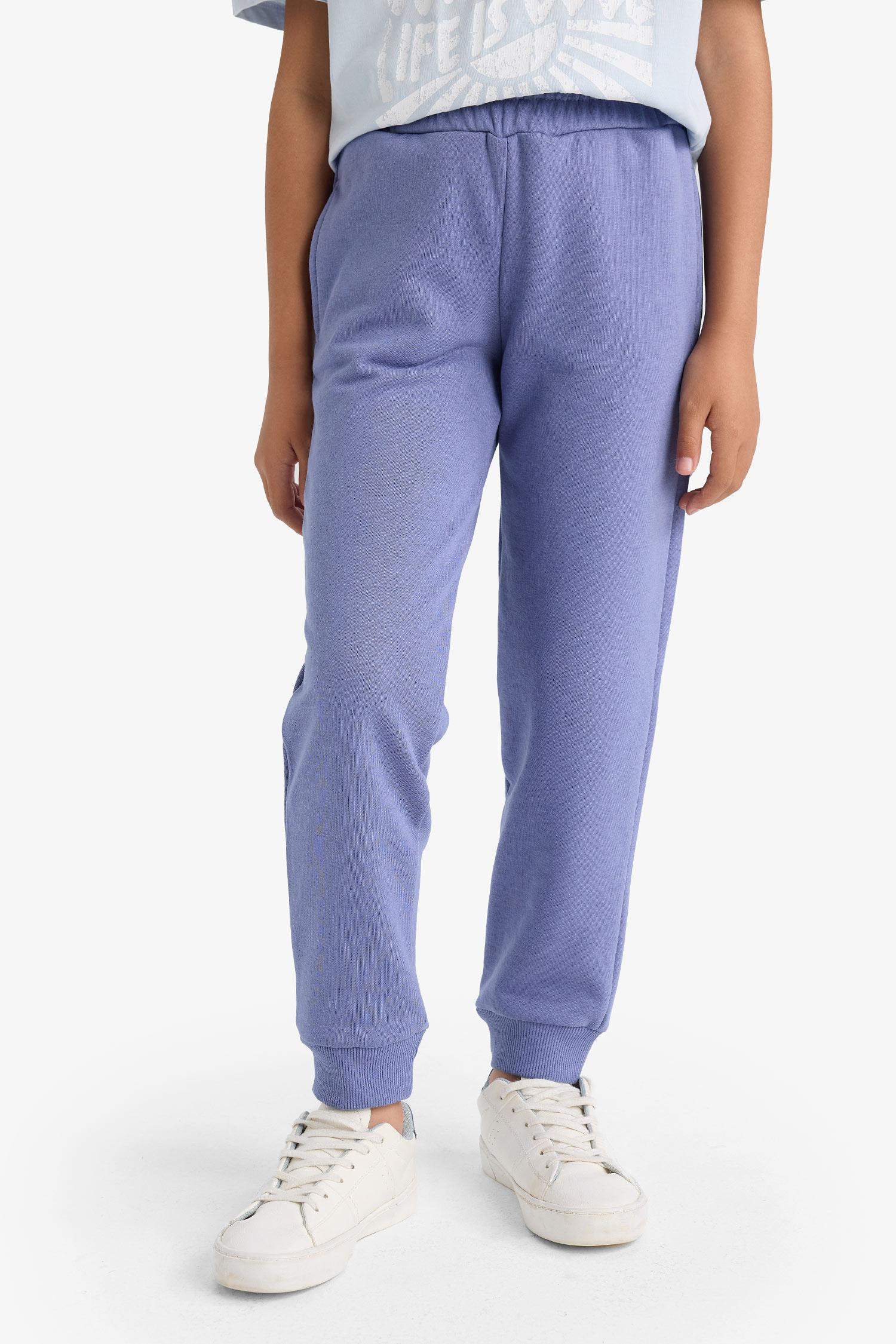 Girl Standard Fit Basic Elastic Waist Jogger Sweatpants