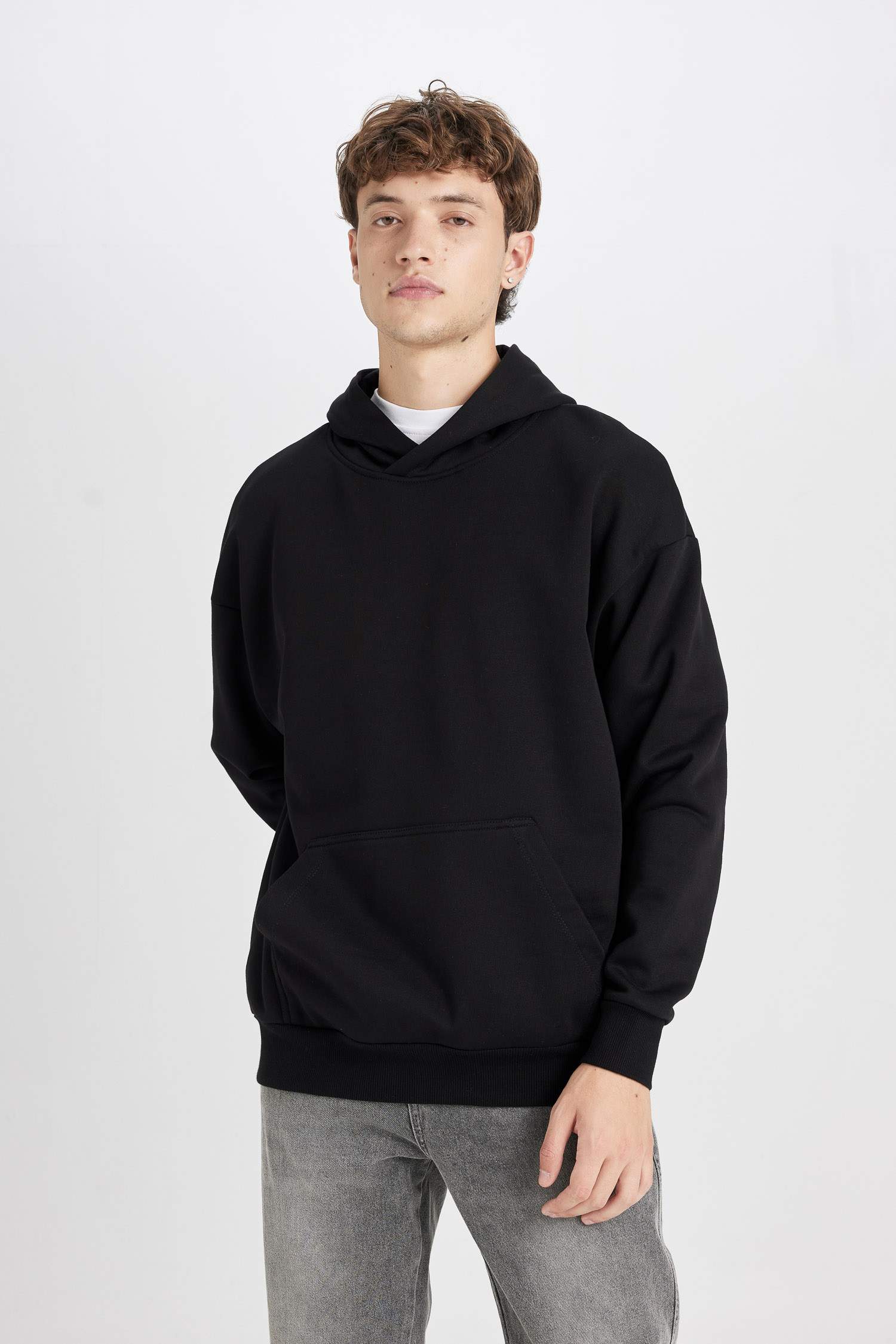 Sweat- Shirt Coupe Oversize Encapuchonné