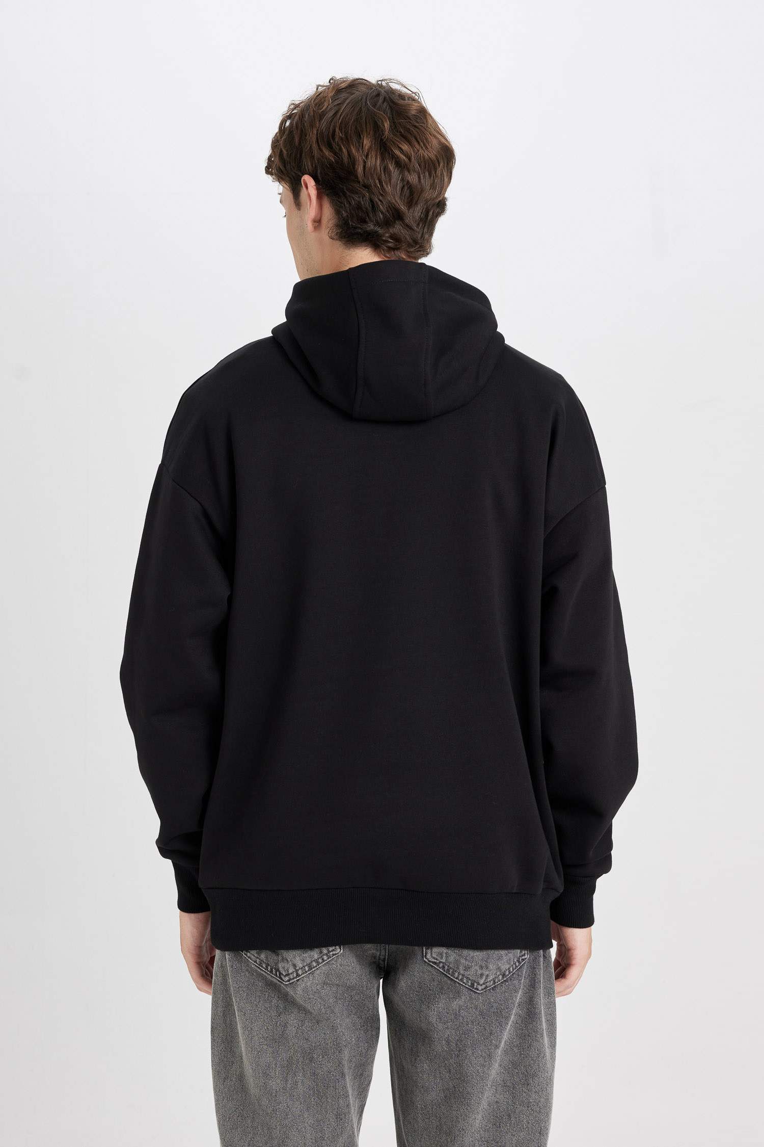 Sweat- Shirt Coupe Oversize Encapuchonné