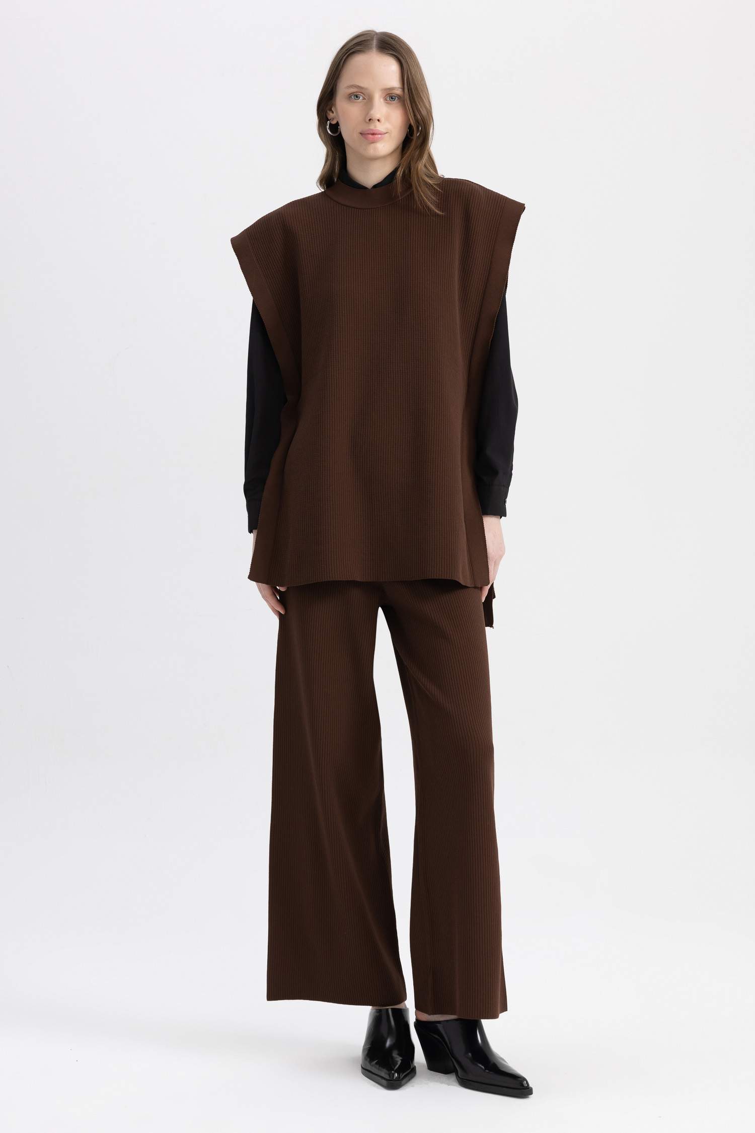 Relax Fit Basic Knitwear Trousers