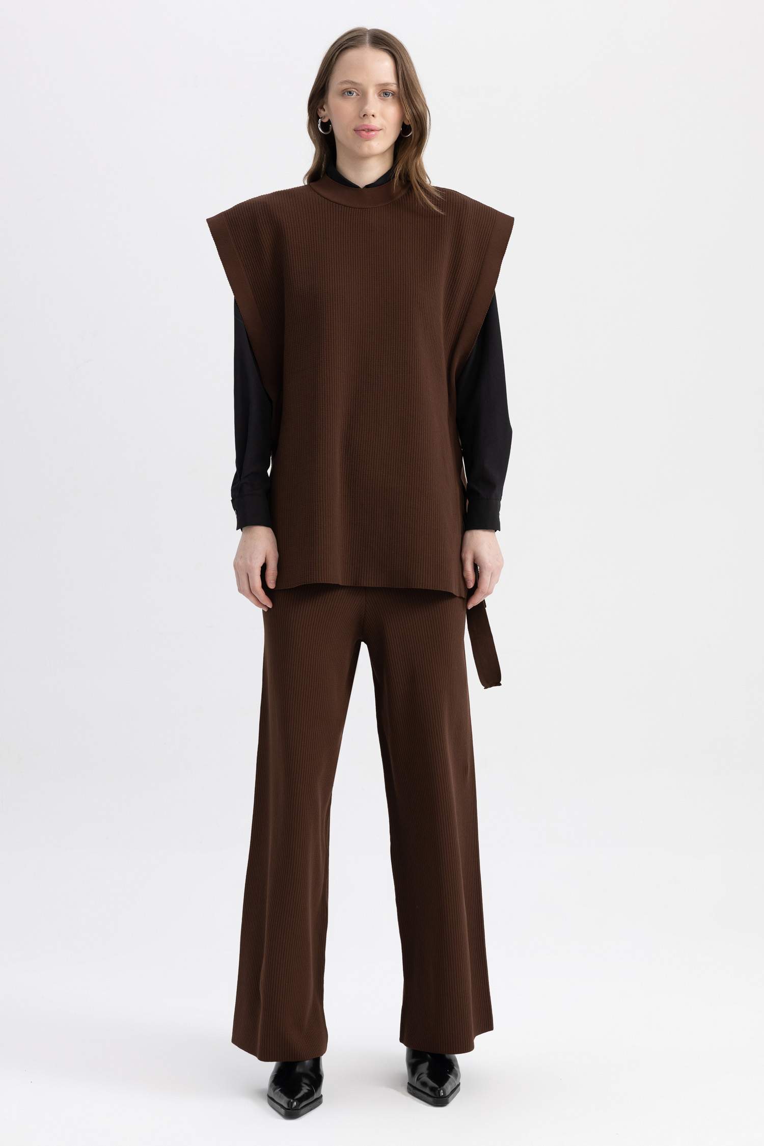 Relax Fit Basic Knitwear Trousers