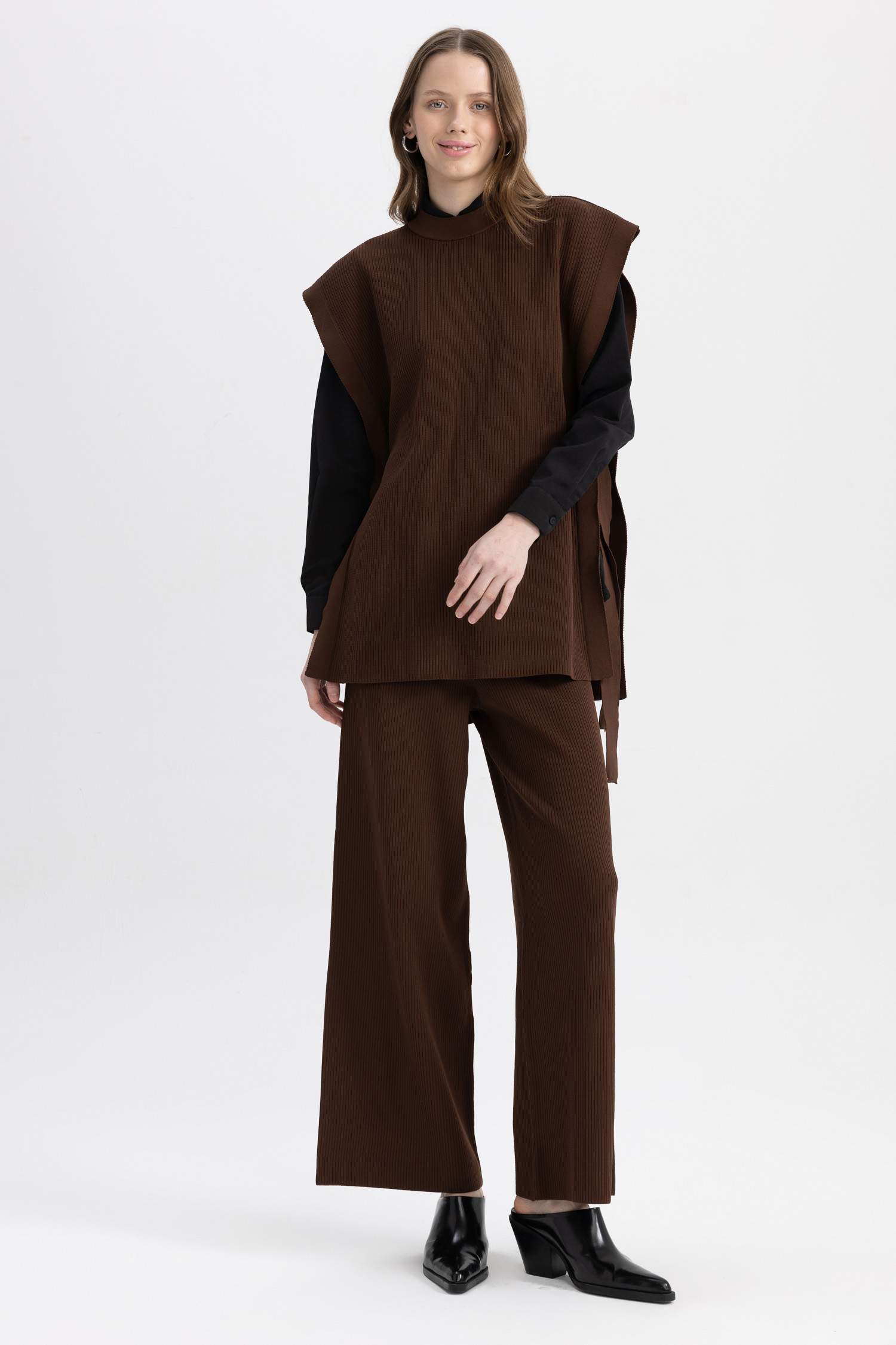 Relax Fit Basic Knitwear Trousers