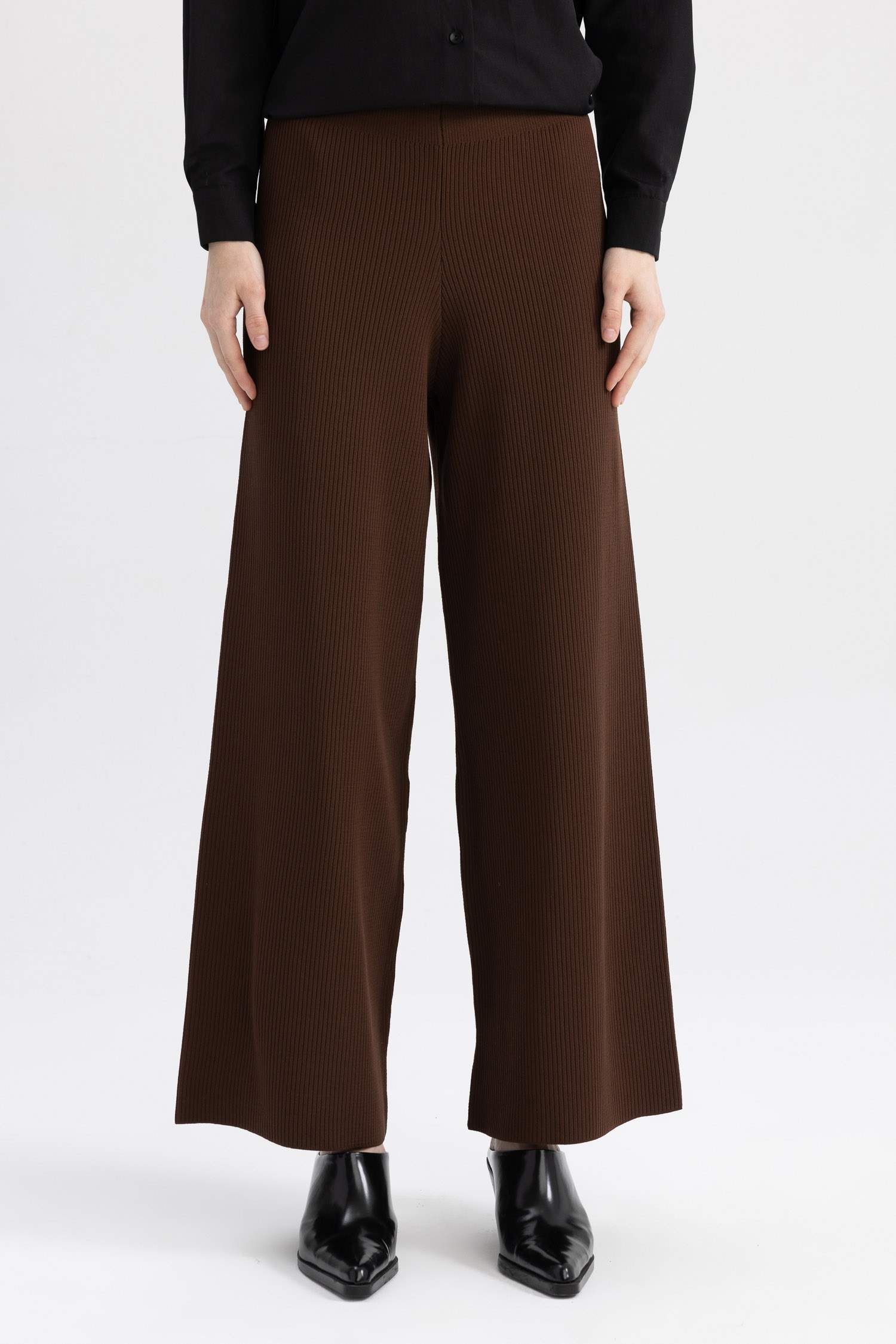 Relax Fit Basic Knitwear Trousers