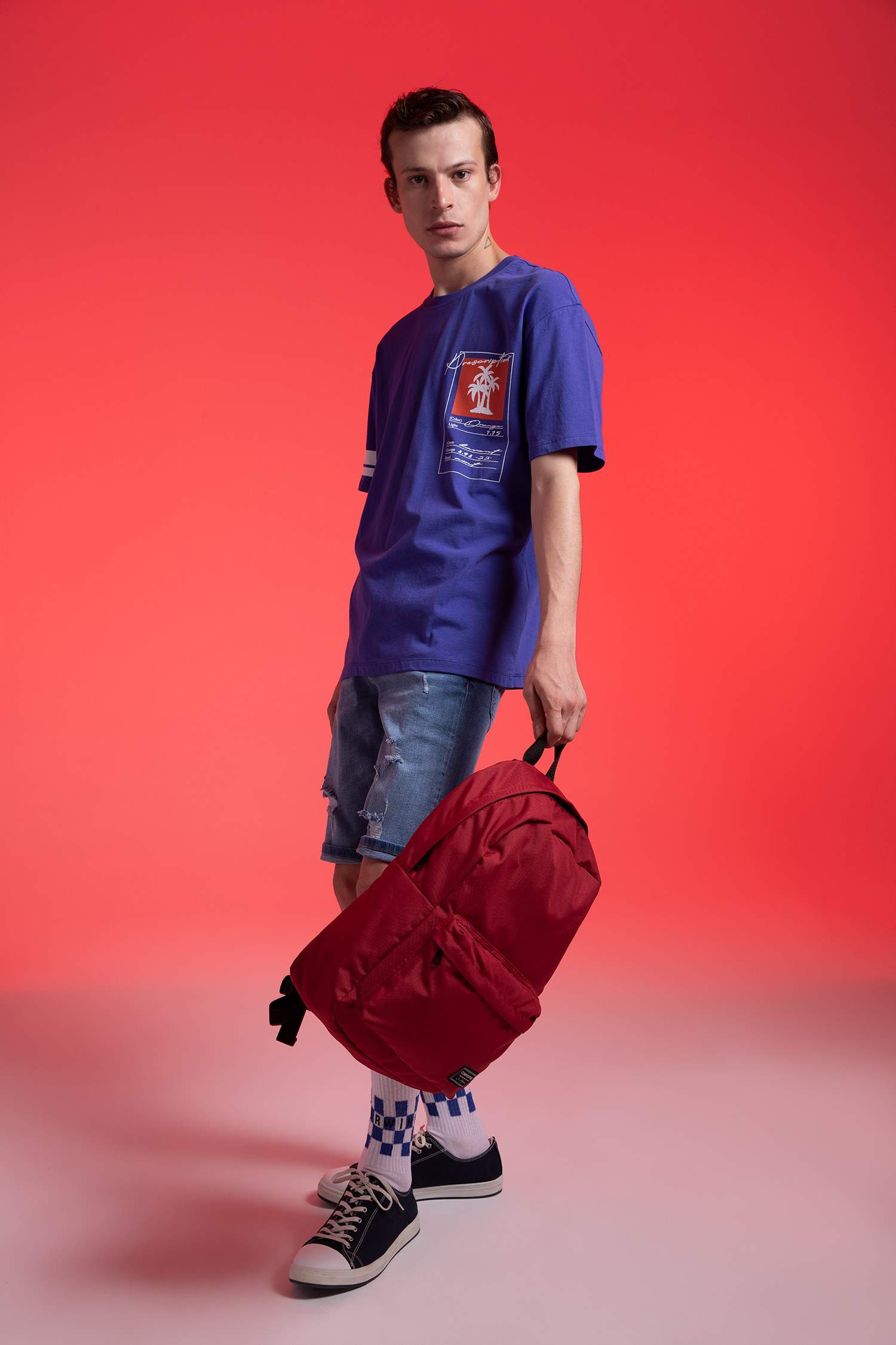 Unisex Su İtici Kendini Onaran Sırt Çantası