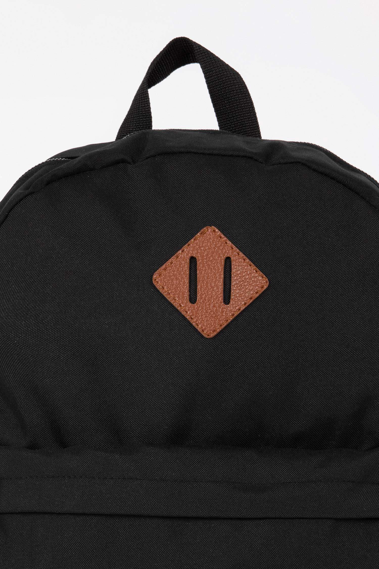 Black MAN Men WaterRepellent Fabric Backpack 2544232 DeFacto