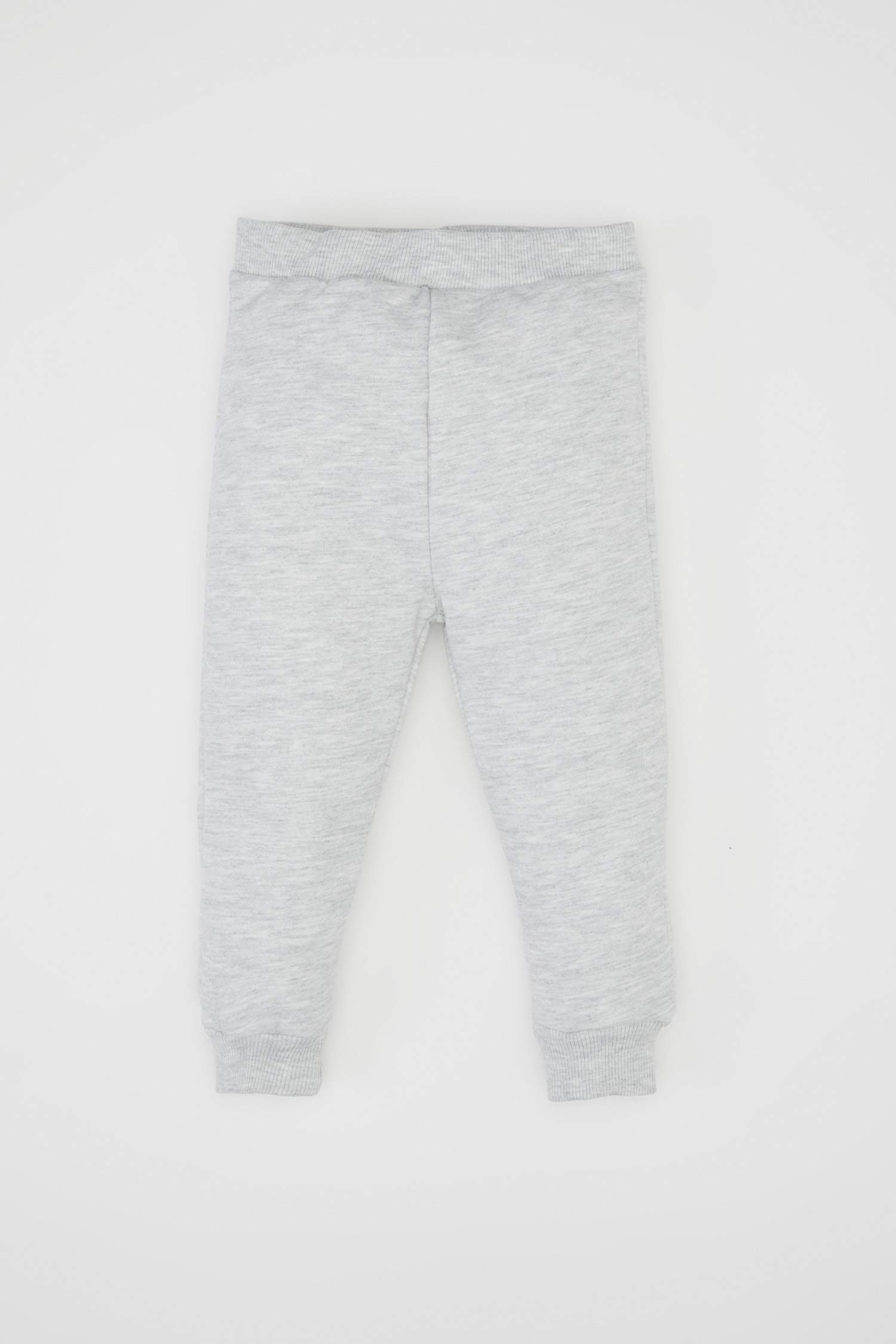 Erkek Bebek 2'li Takım Renk Bloklu İçi Yumuşak Tüylü Sweatshirt Eşofman Altı