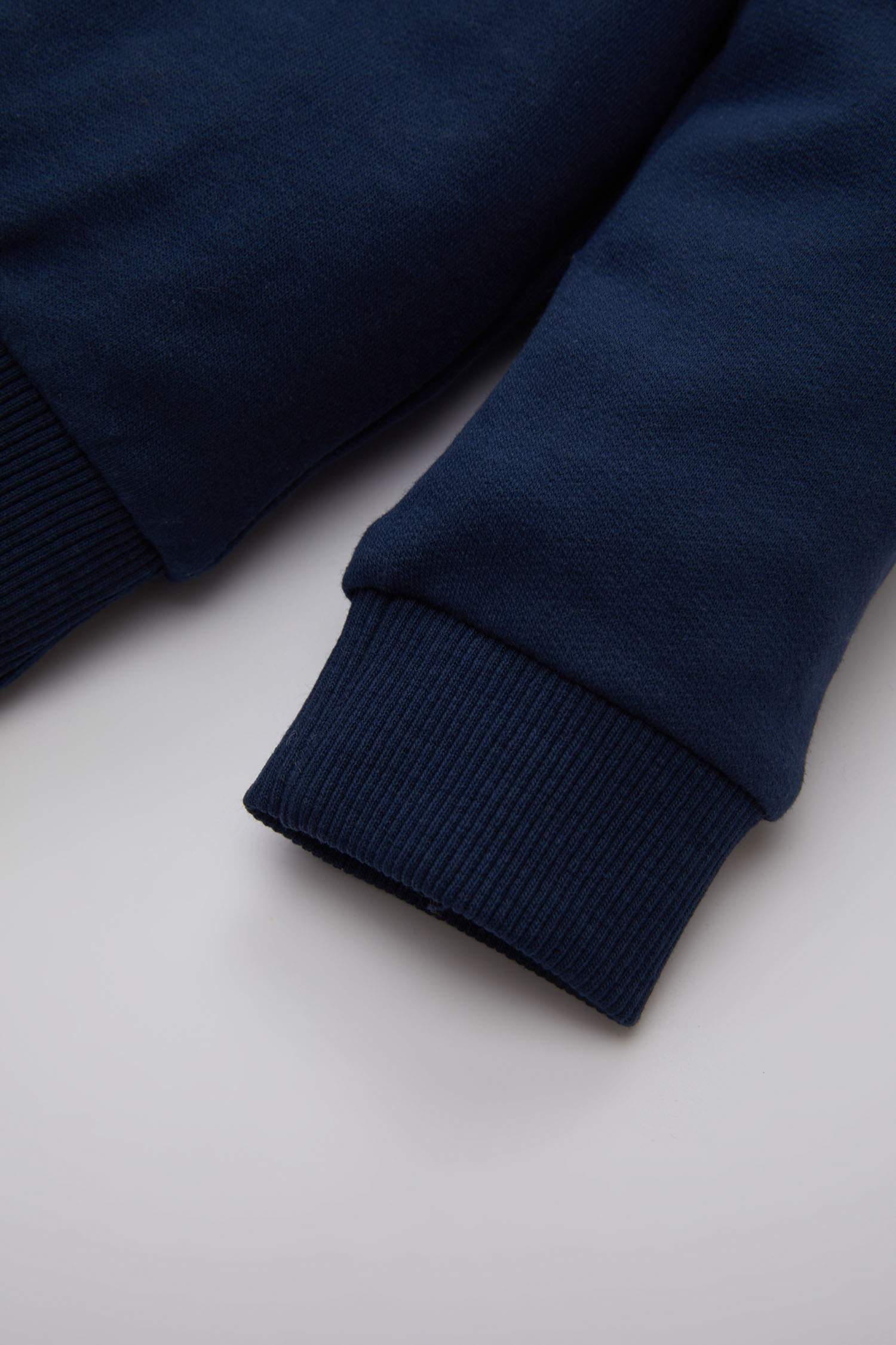 Erkek Bebek 2'li Takım İçi Yumuşak Tüylü Sweatshirt Eşofman Altı 