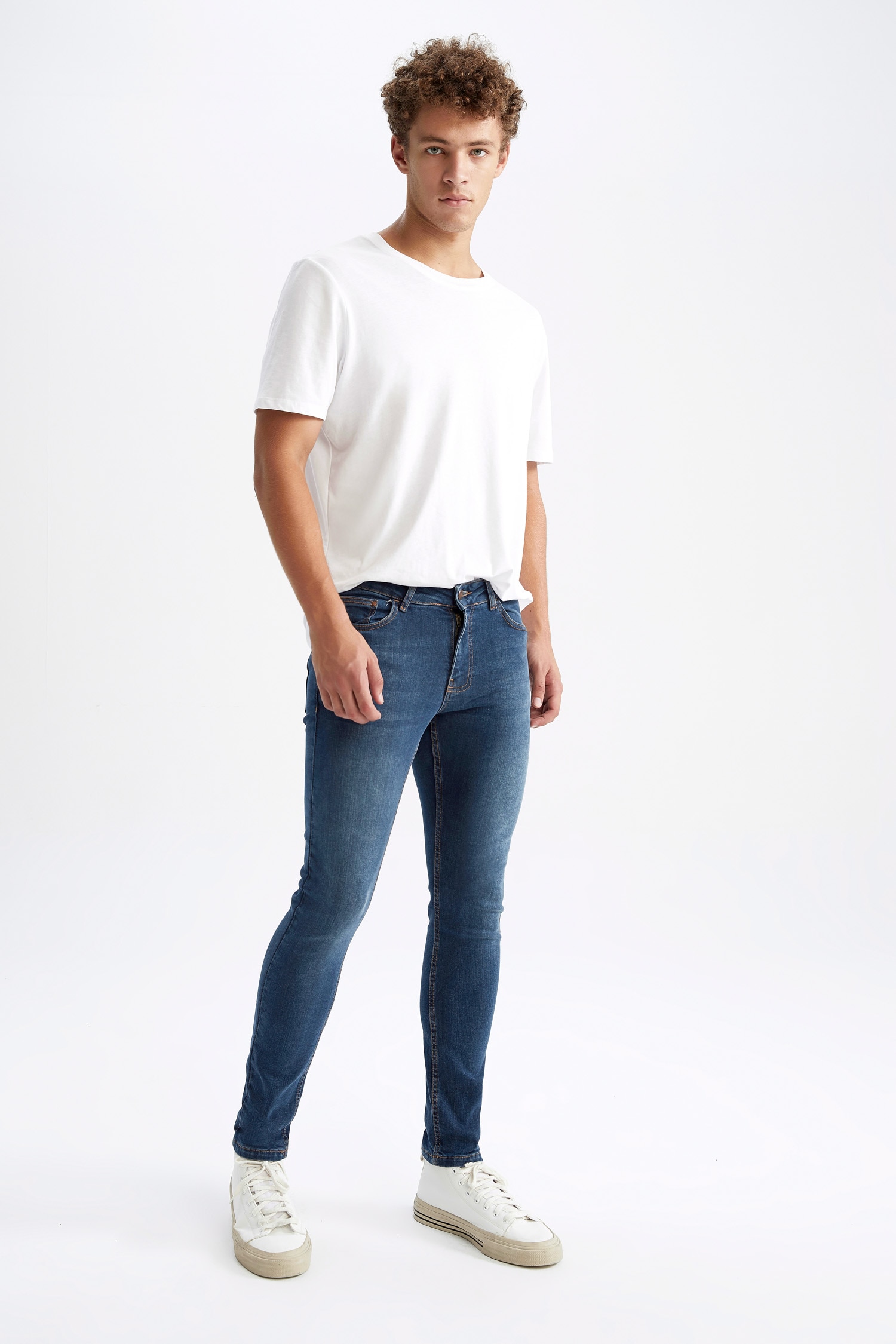 Normal Denim Green Man Super Skinny Extra Tight Fit Normal Waist Jeans 2692236 | DeFacto