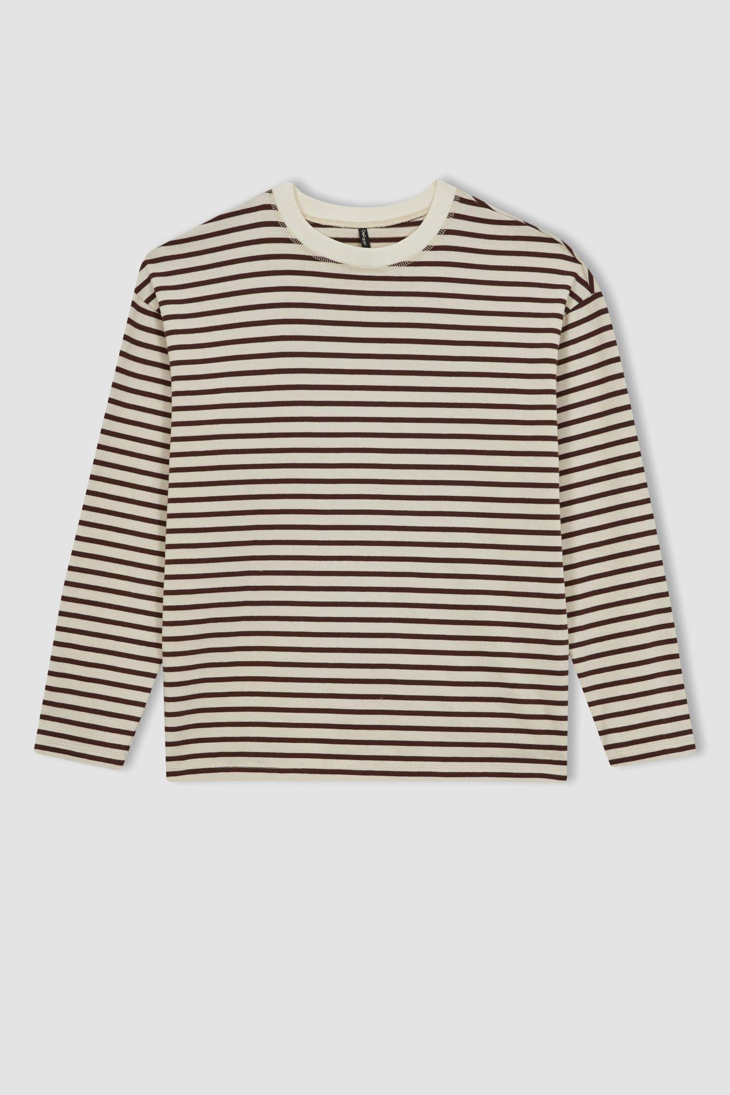 Свитшот стандартного кроя из 100% хлопка