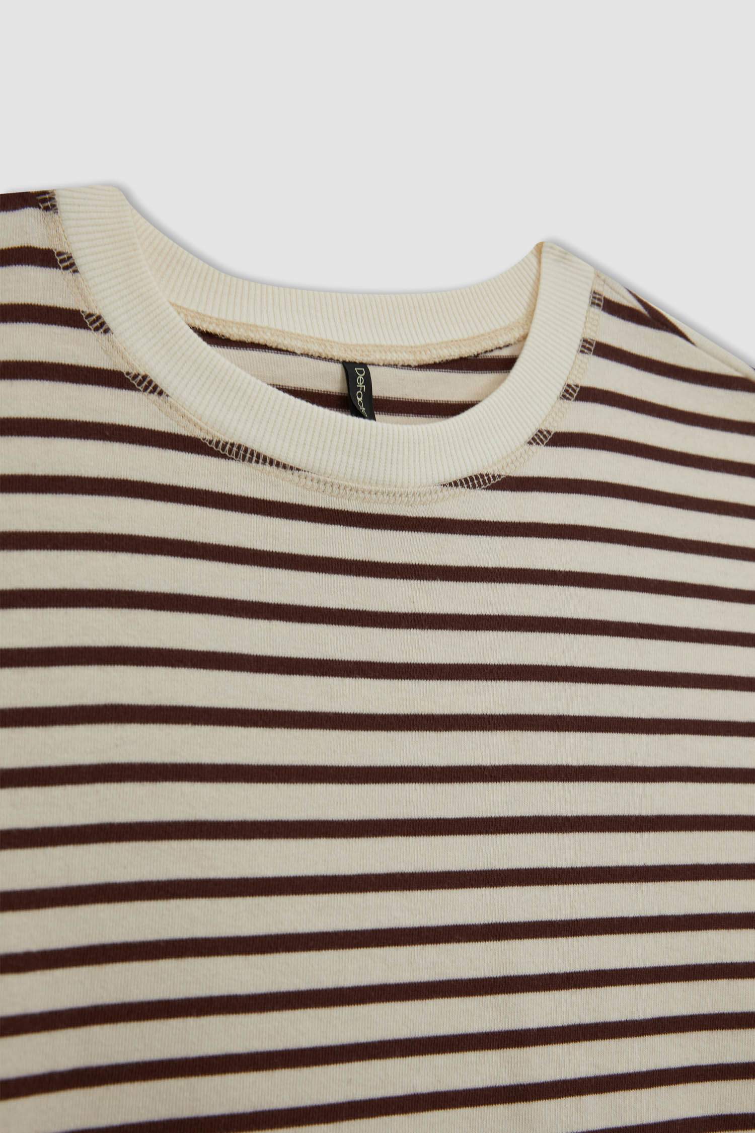 Свитшот стандартного кроя из 100% хлопка