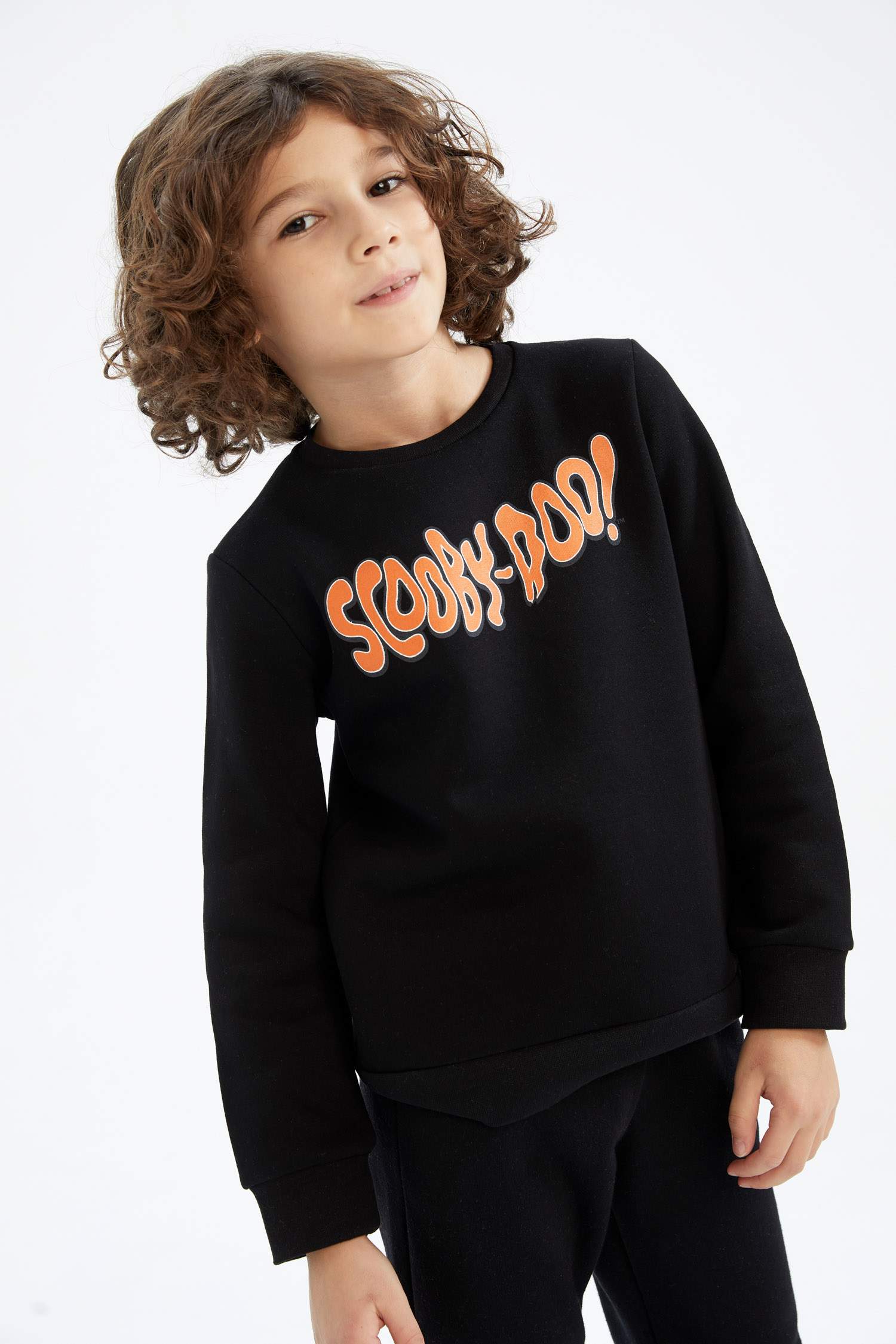 Regular Fit Scooby Doo Licensed Crew Neck Sweatshirt