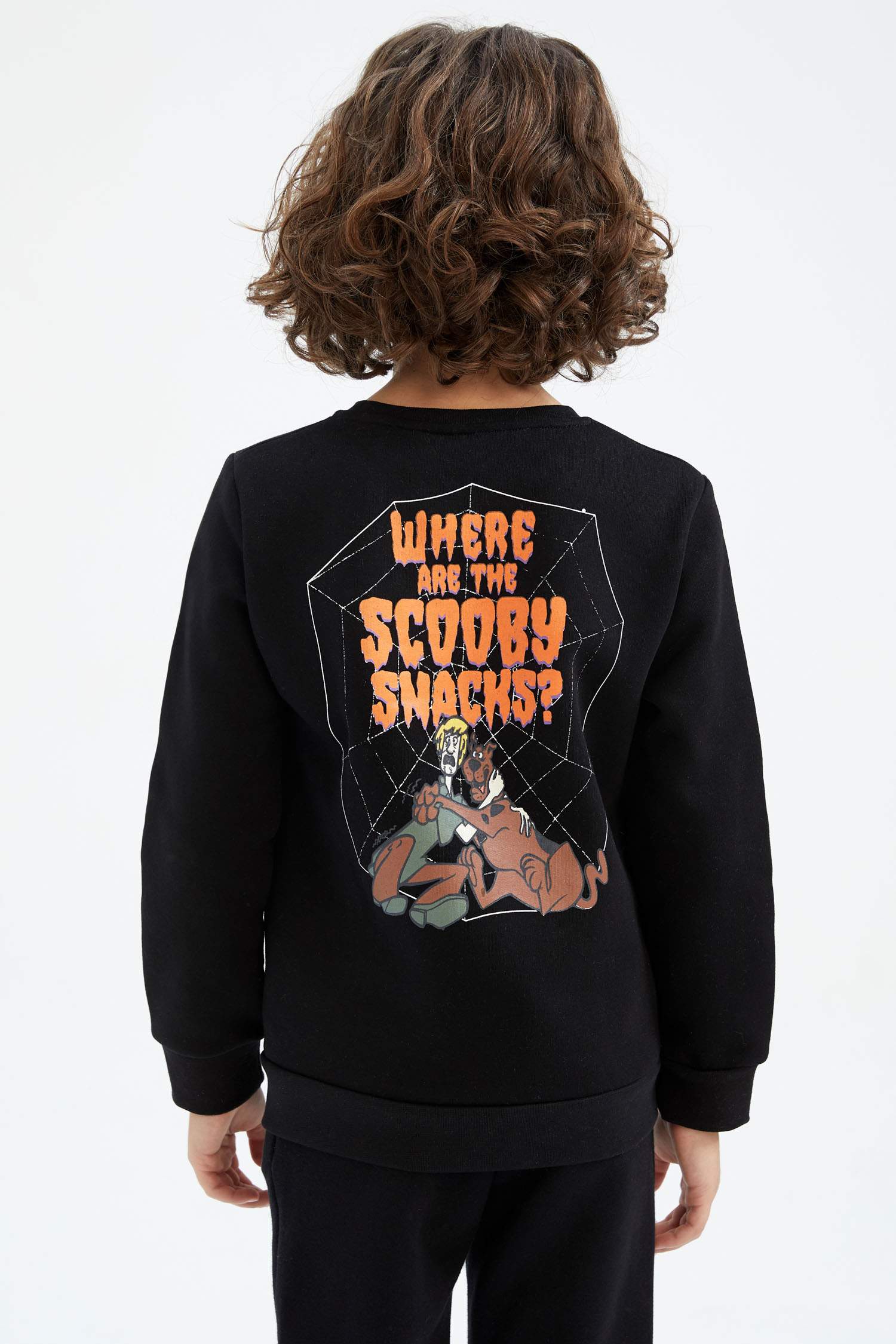 Regular Fit Scooby Doo Licensed Crew Neck Sweatshirt
