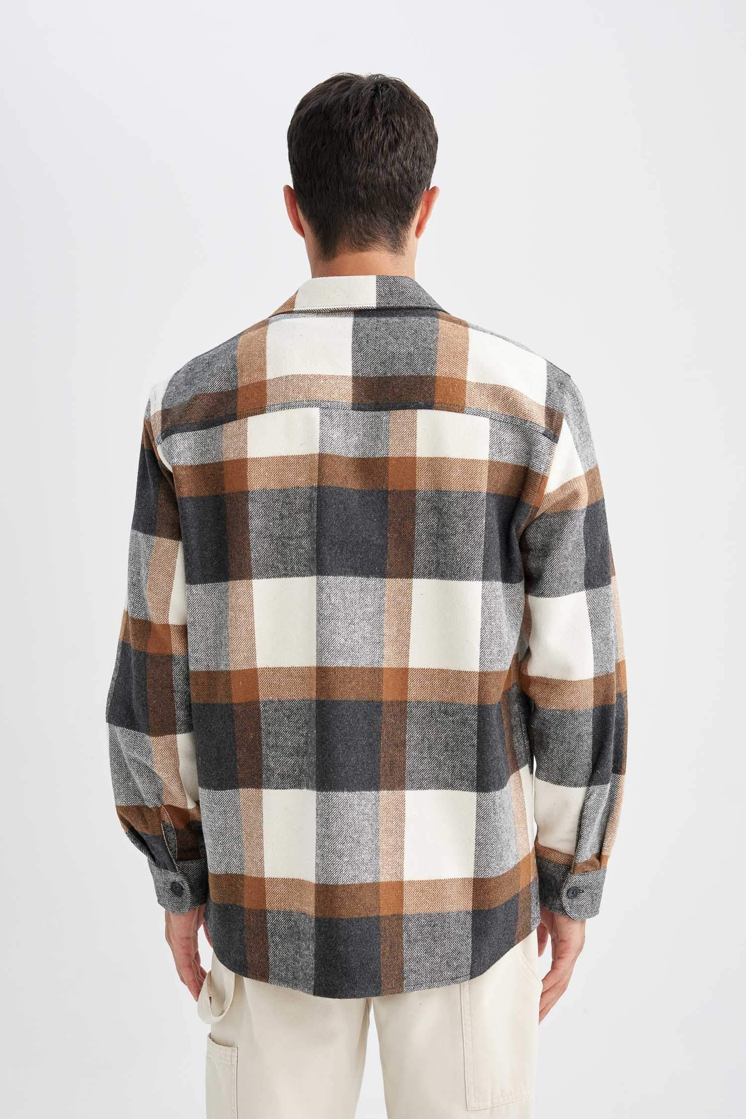 Relax Fit Oduncu Uzun Kollu Gömlek