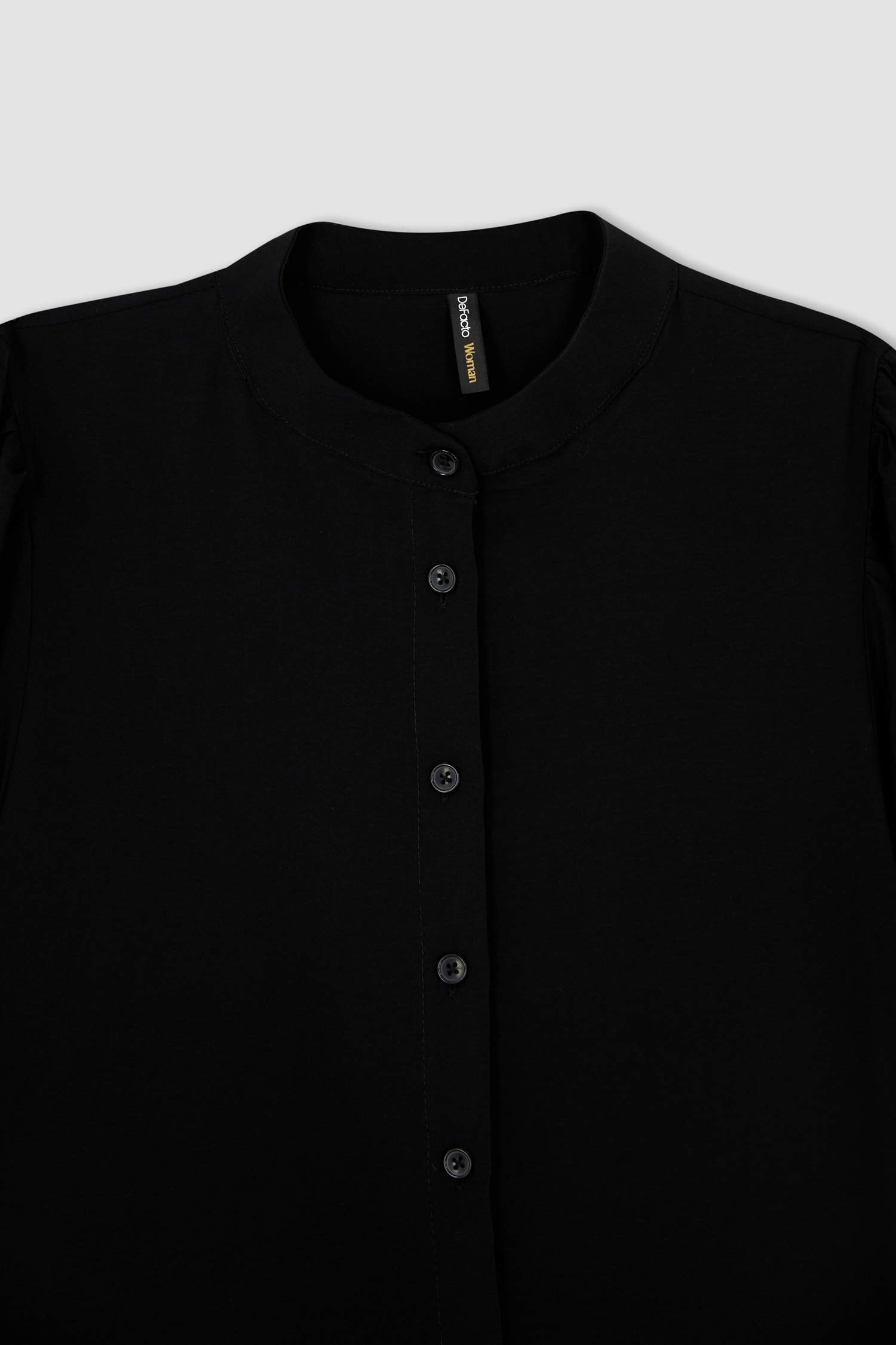 تونيك قصة عادية بياقة مستديرة