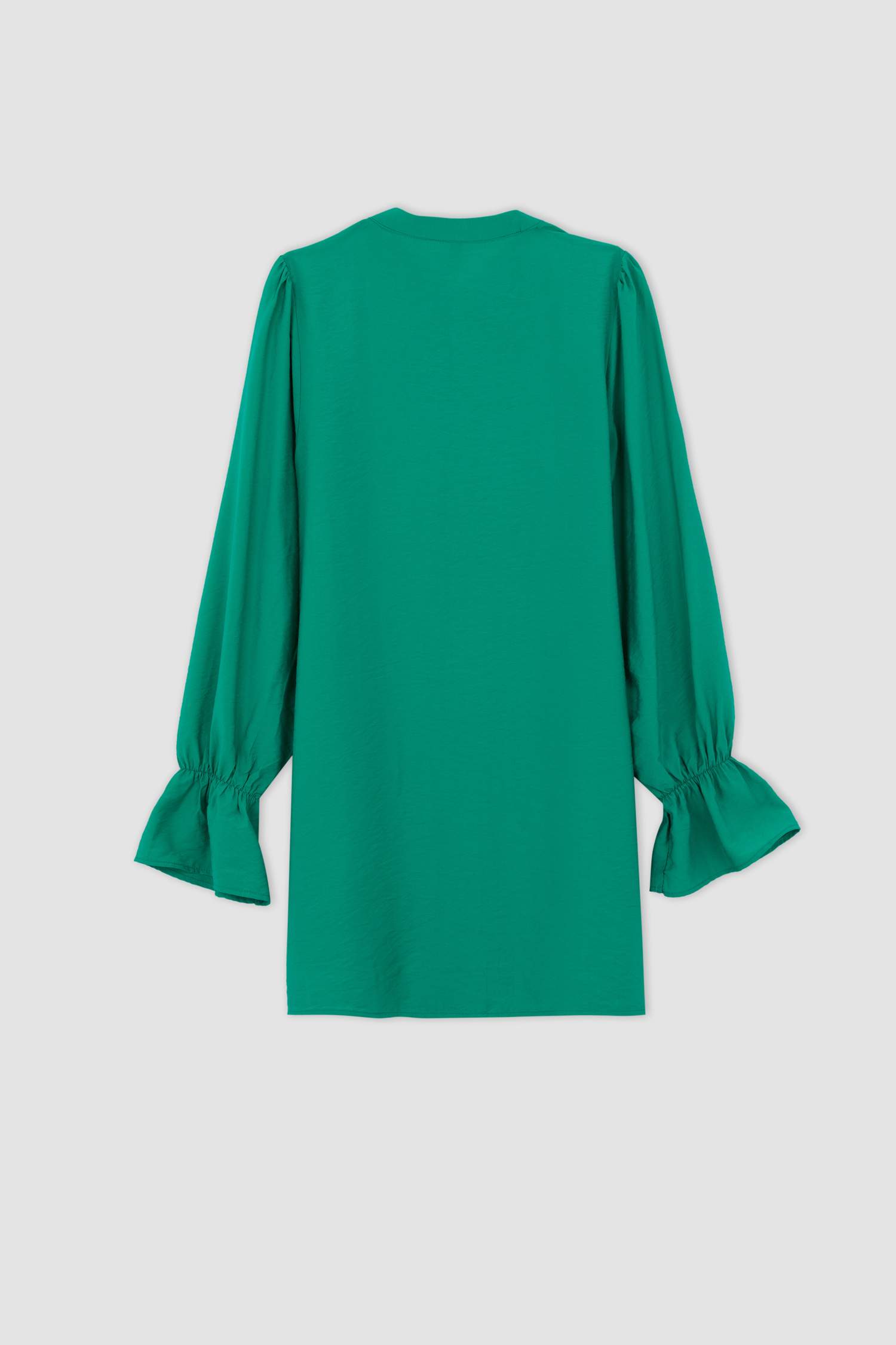 تونيك قصة عادية بياقة مستديرة