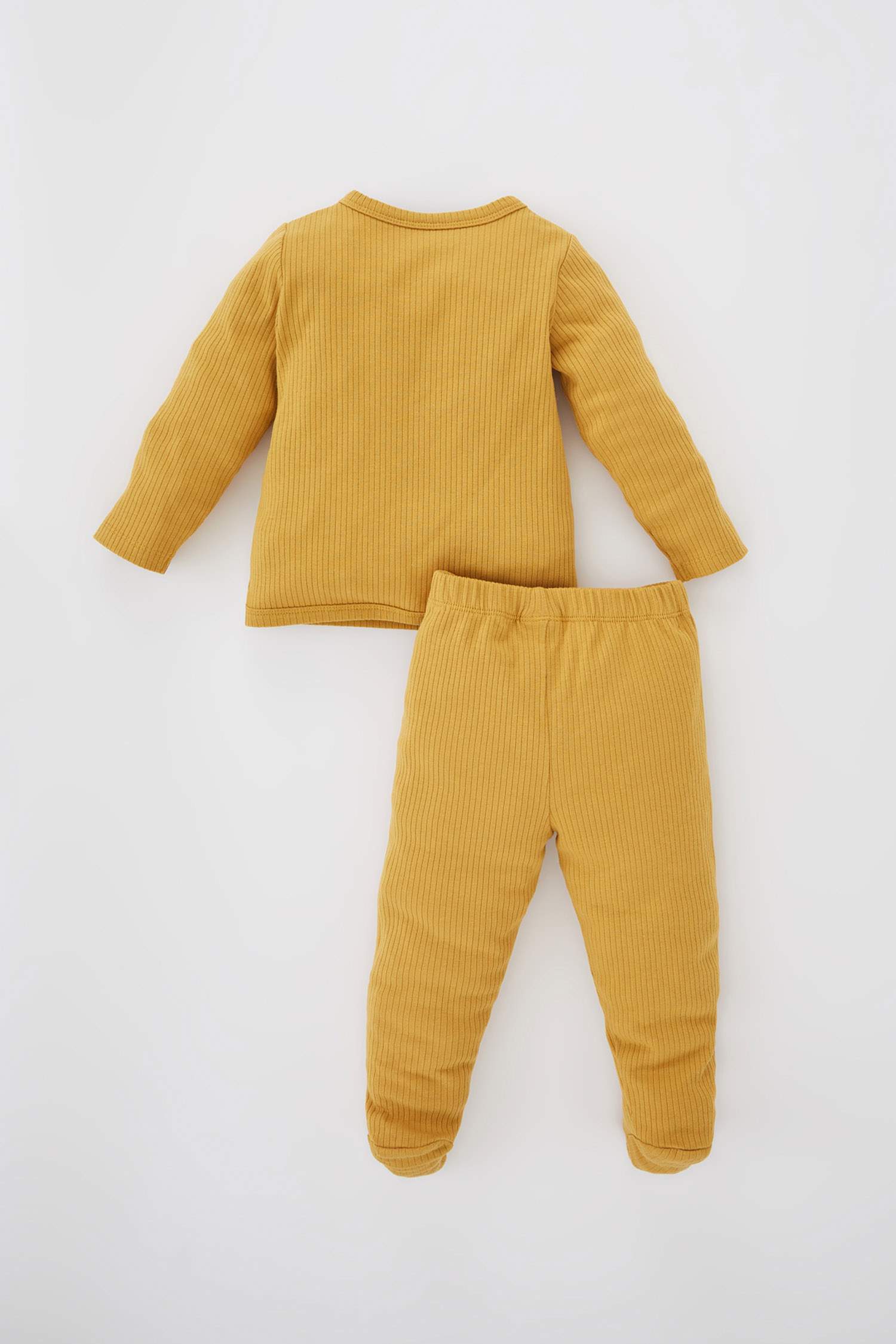 Yellow Baby Boy 3 piece Regular Fit Crew Neck Set 2560522 | DeFacto