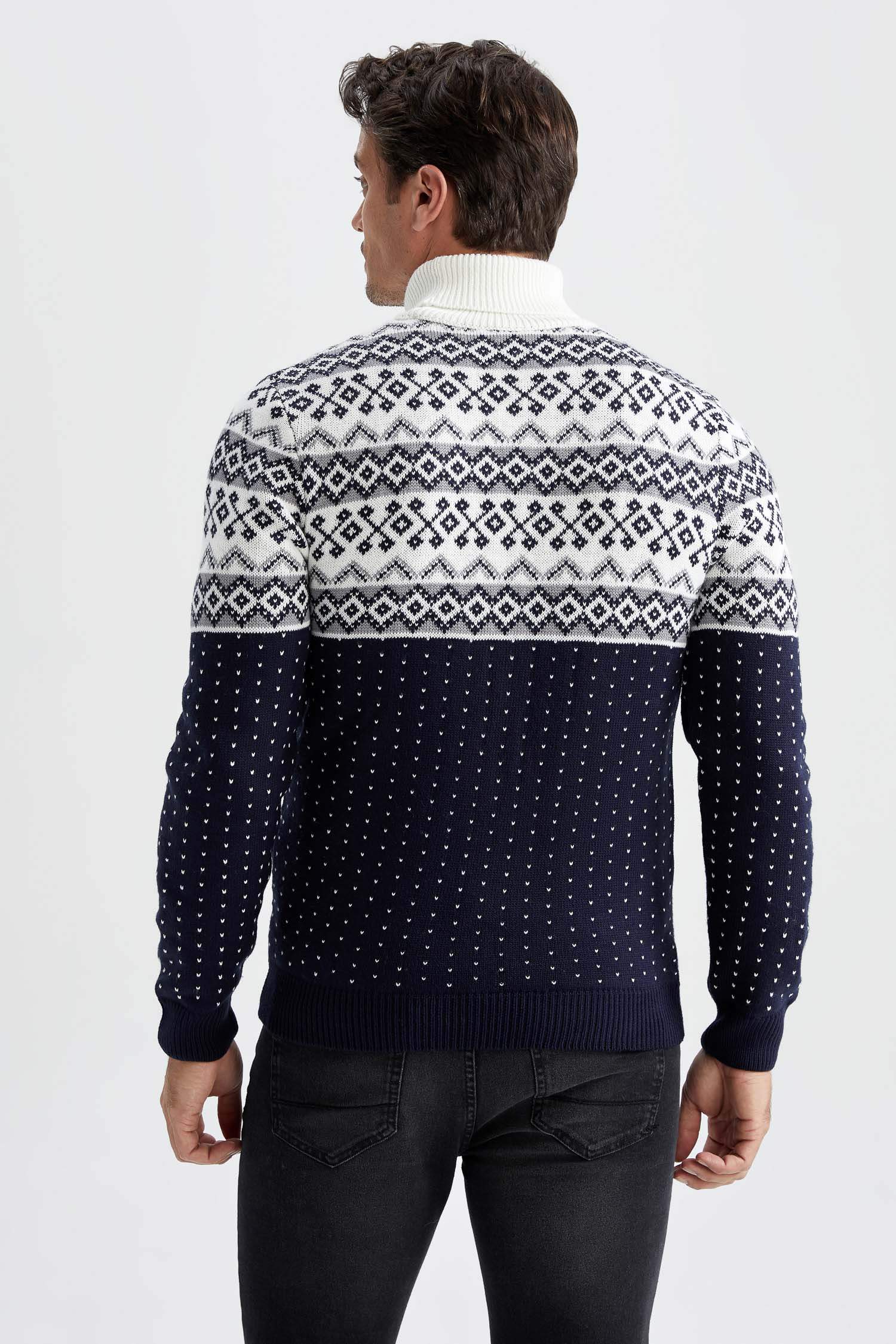 Regular Fit Turtleneck Knitwear Pullover