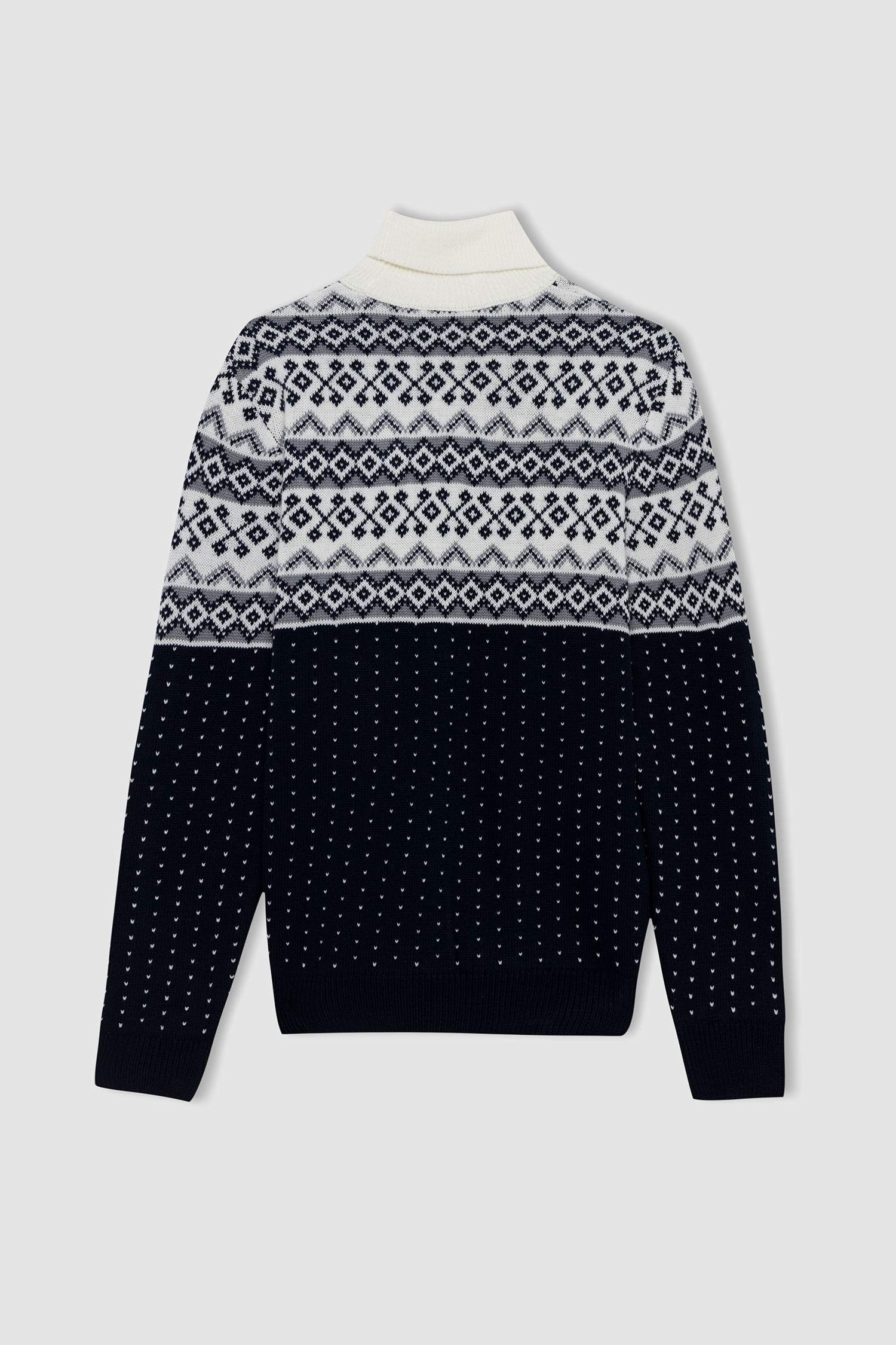 Regular Fit Turtleneck Knitwear Pullover