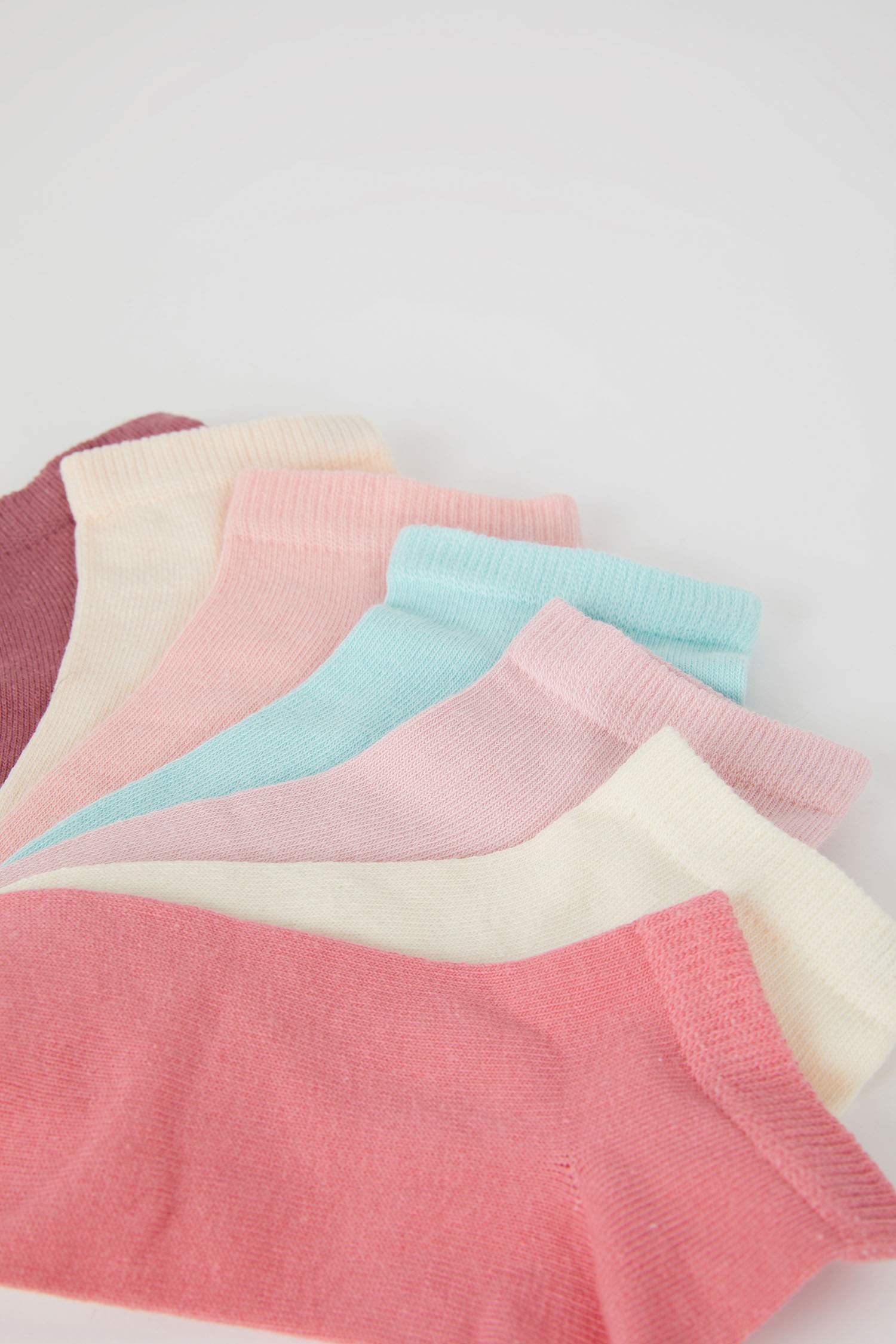 شرابات قصيرة بناتي قطن من 7 قطع