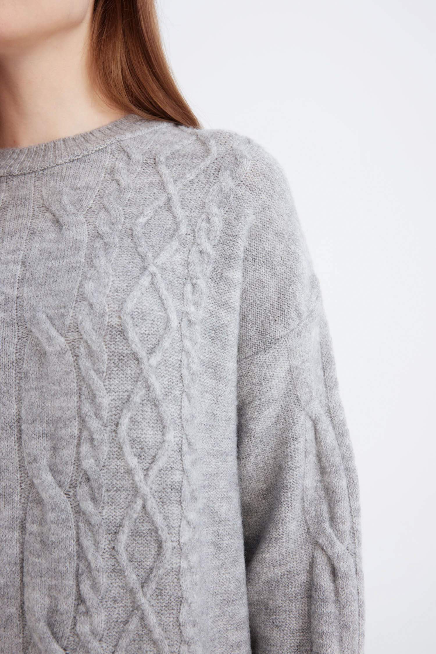 Regular Fit Crew Neck Basic Midi Knit Dress