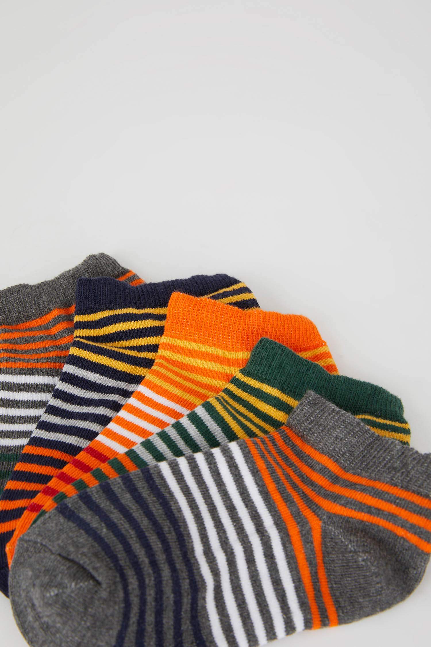 Короткие носки для мальчиков из хлопка, 5 пар