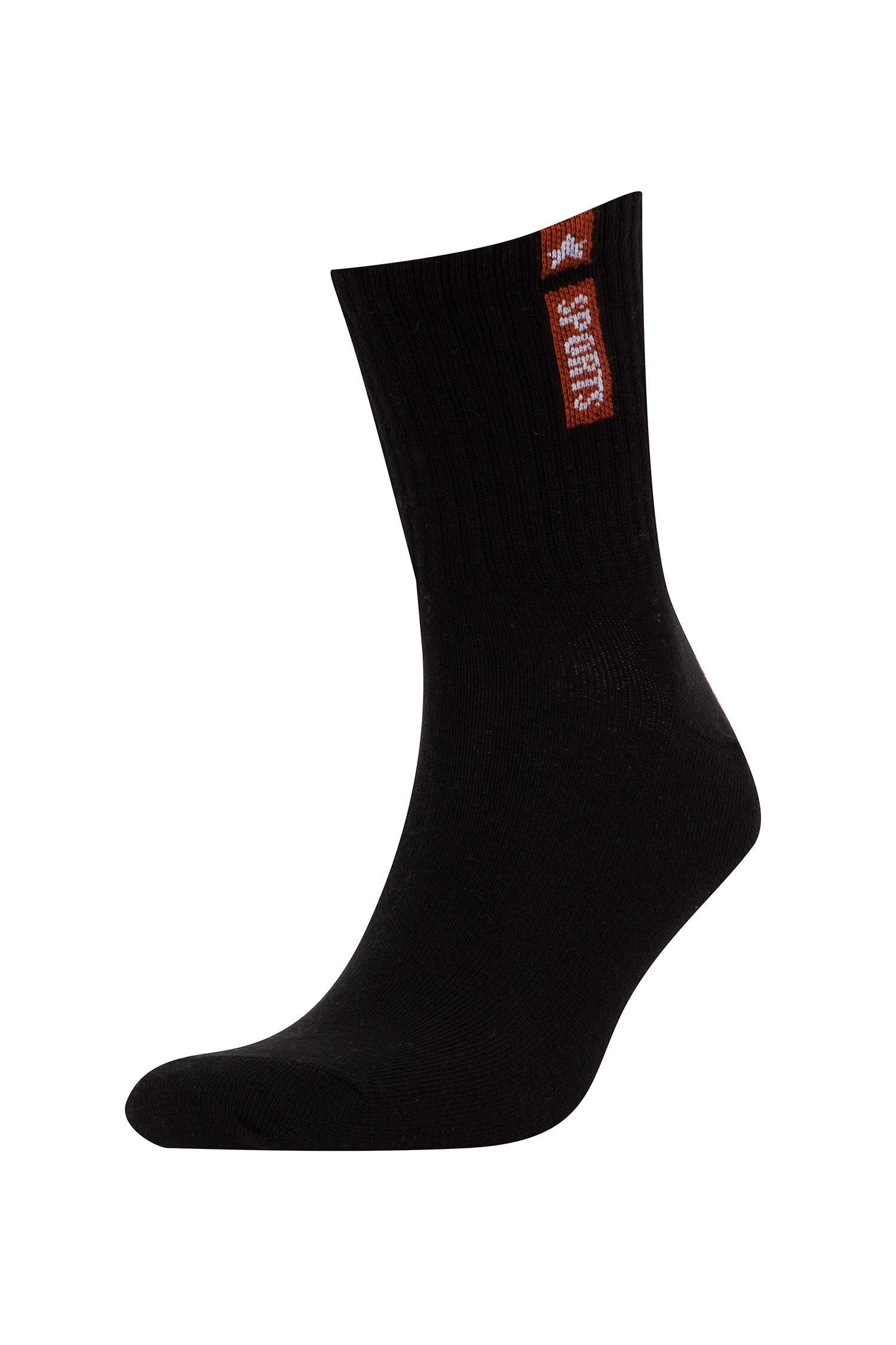 Man Slogan 5 Piece Long sock