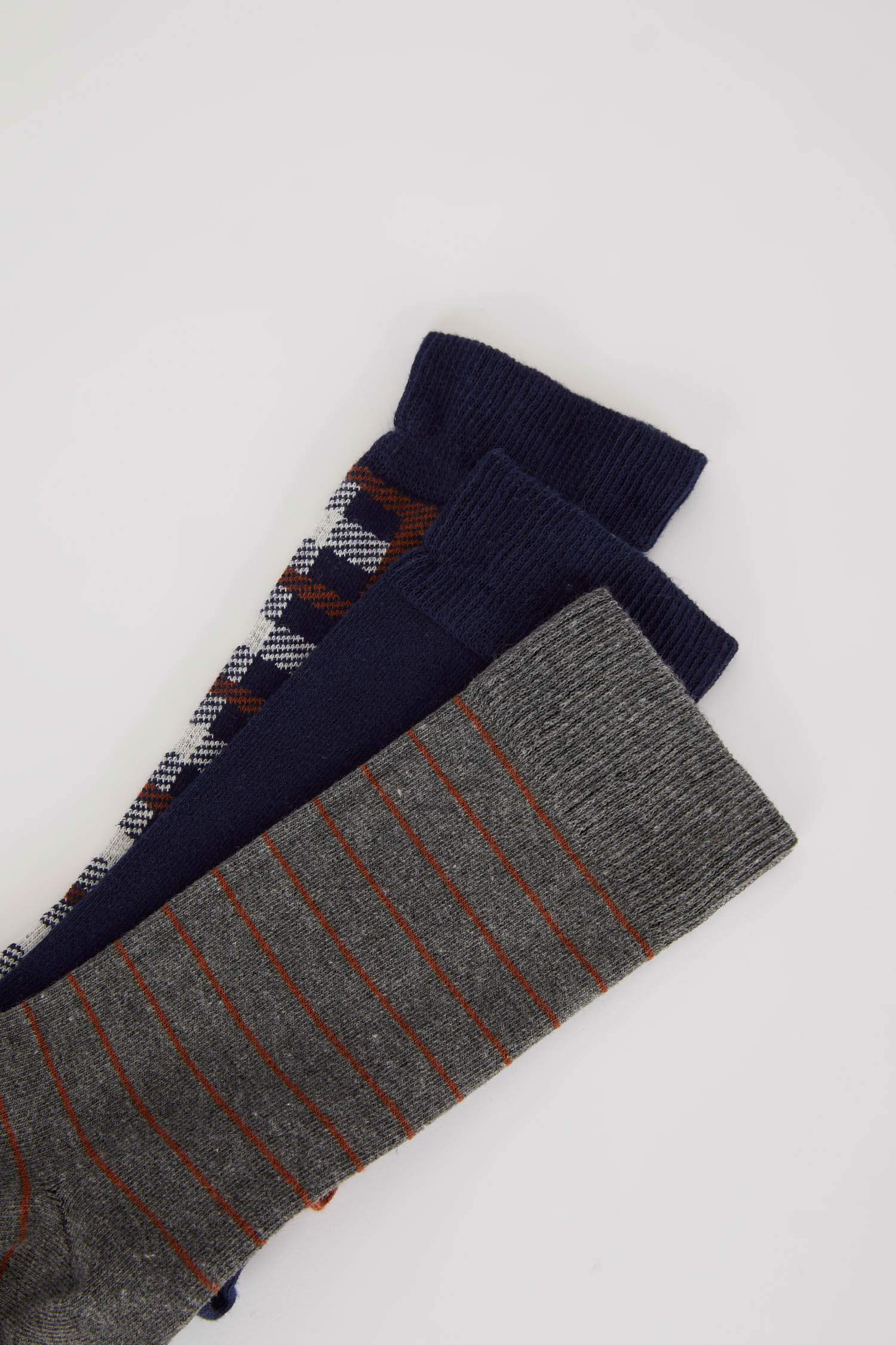 Chaussettes Longues Coton 3 Homme