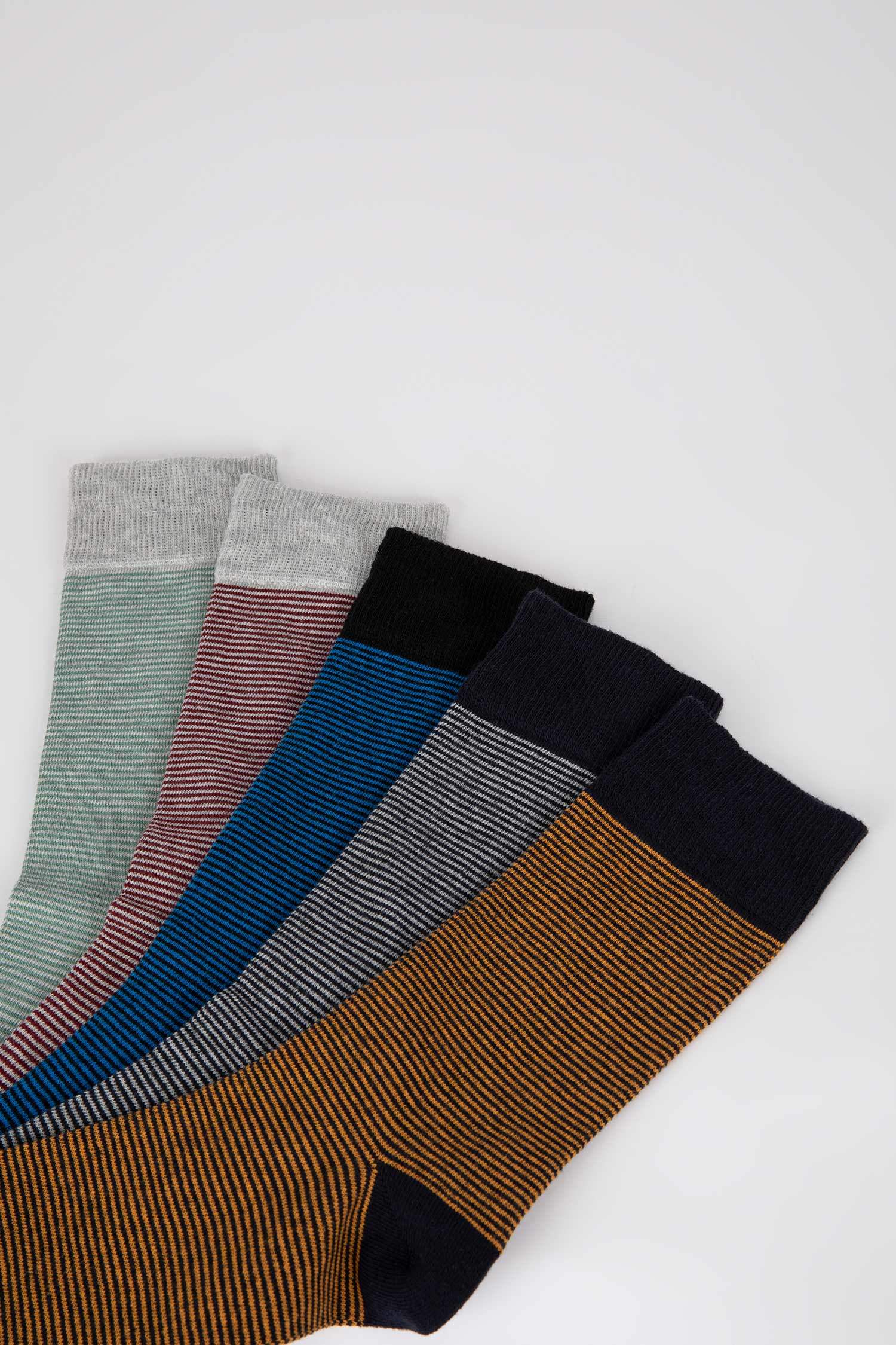 Mixed Color MEN Man 5 Piece Long sock 2654850 | DeFacto