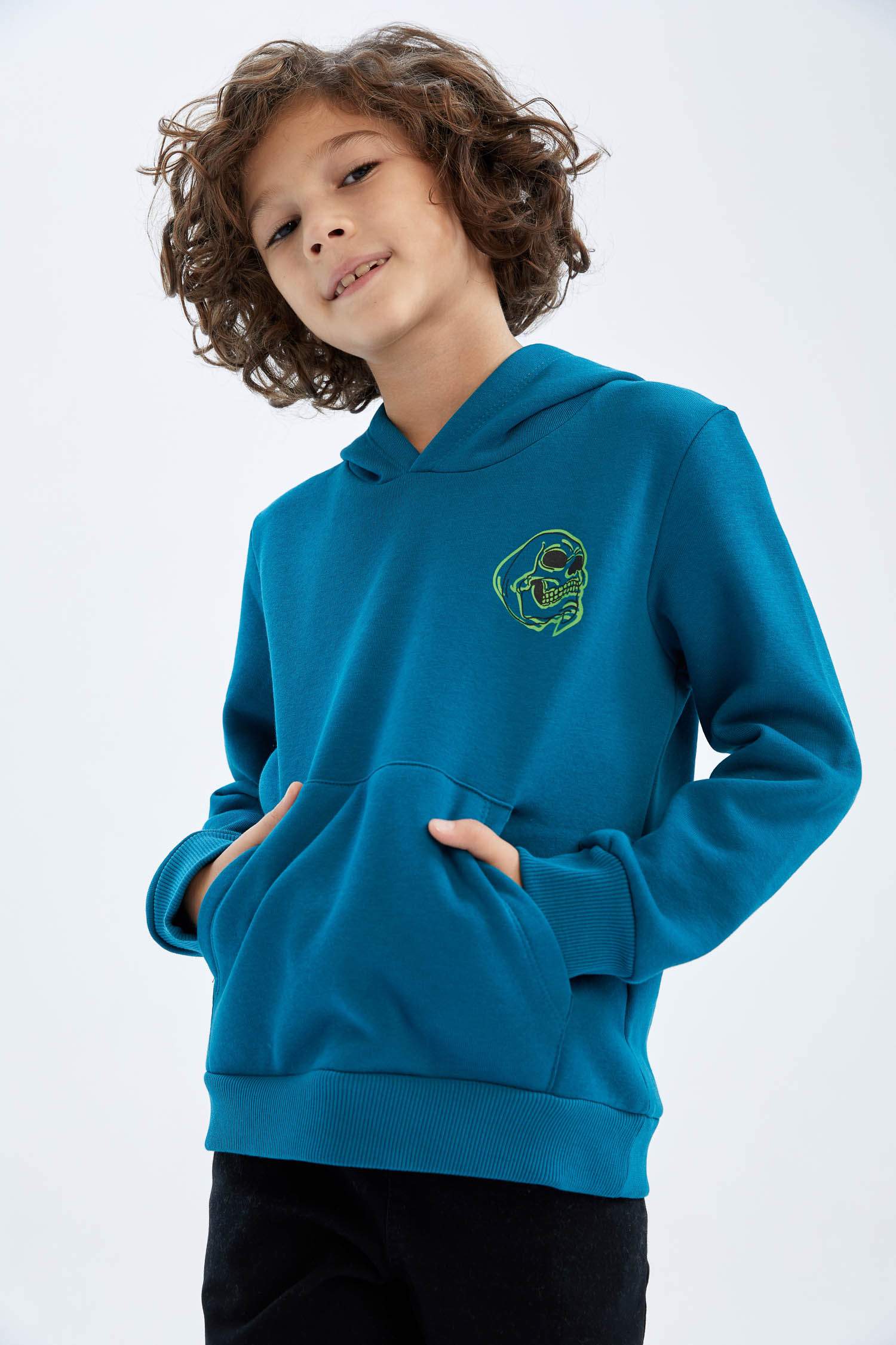 Erkek Çocuk Kapüşonlu Sweatshirt