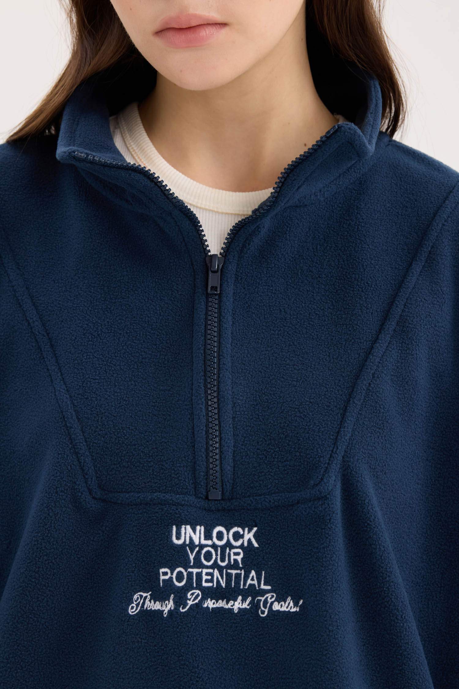 Oversize Fit Long Sleeve Sweatshirt