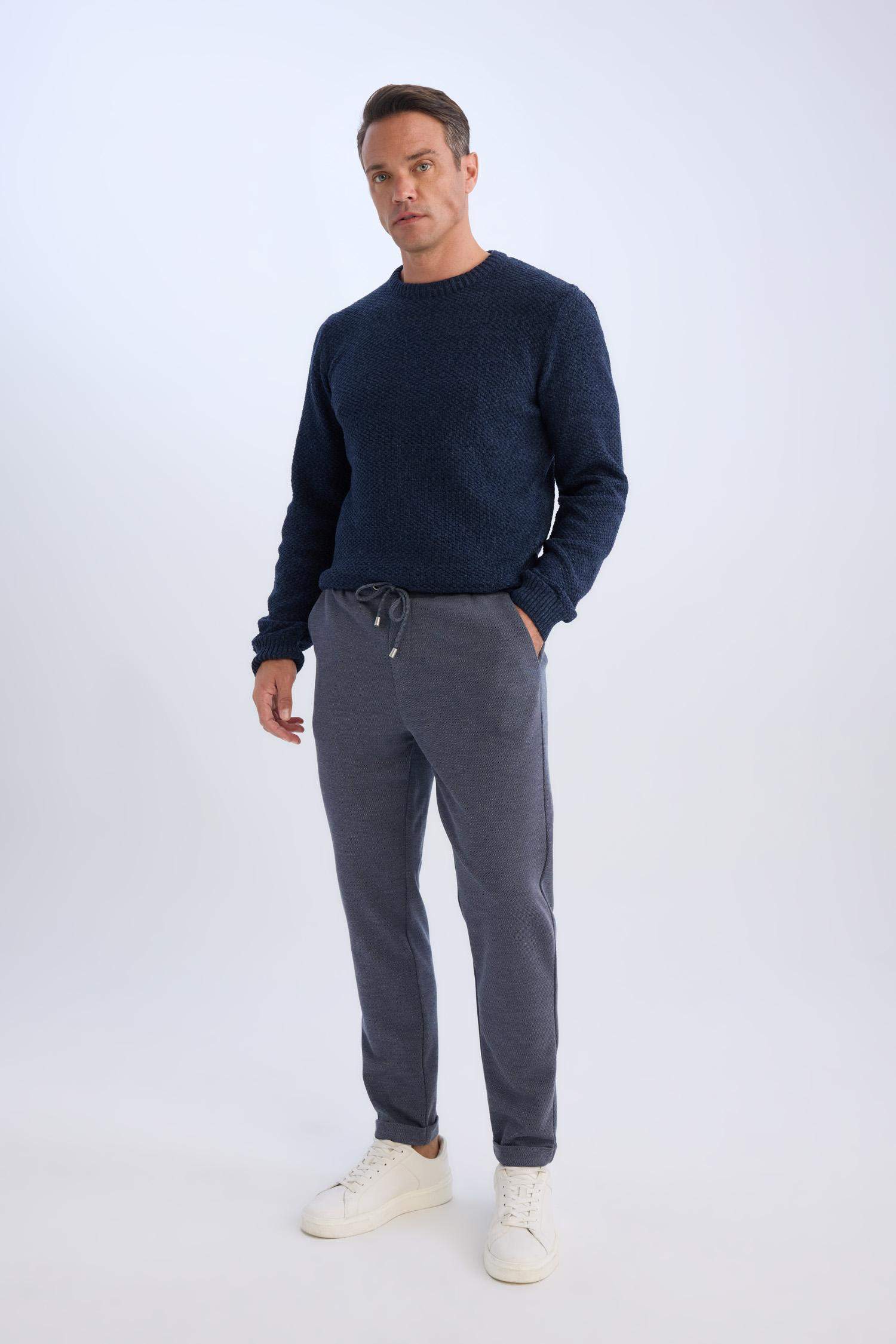 Jogger Duble Paça Yazlık Rahat Esnek Kumaş Pantolon