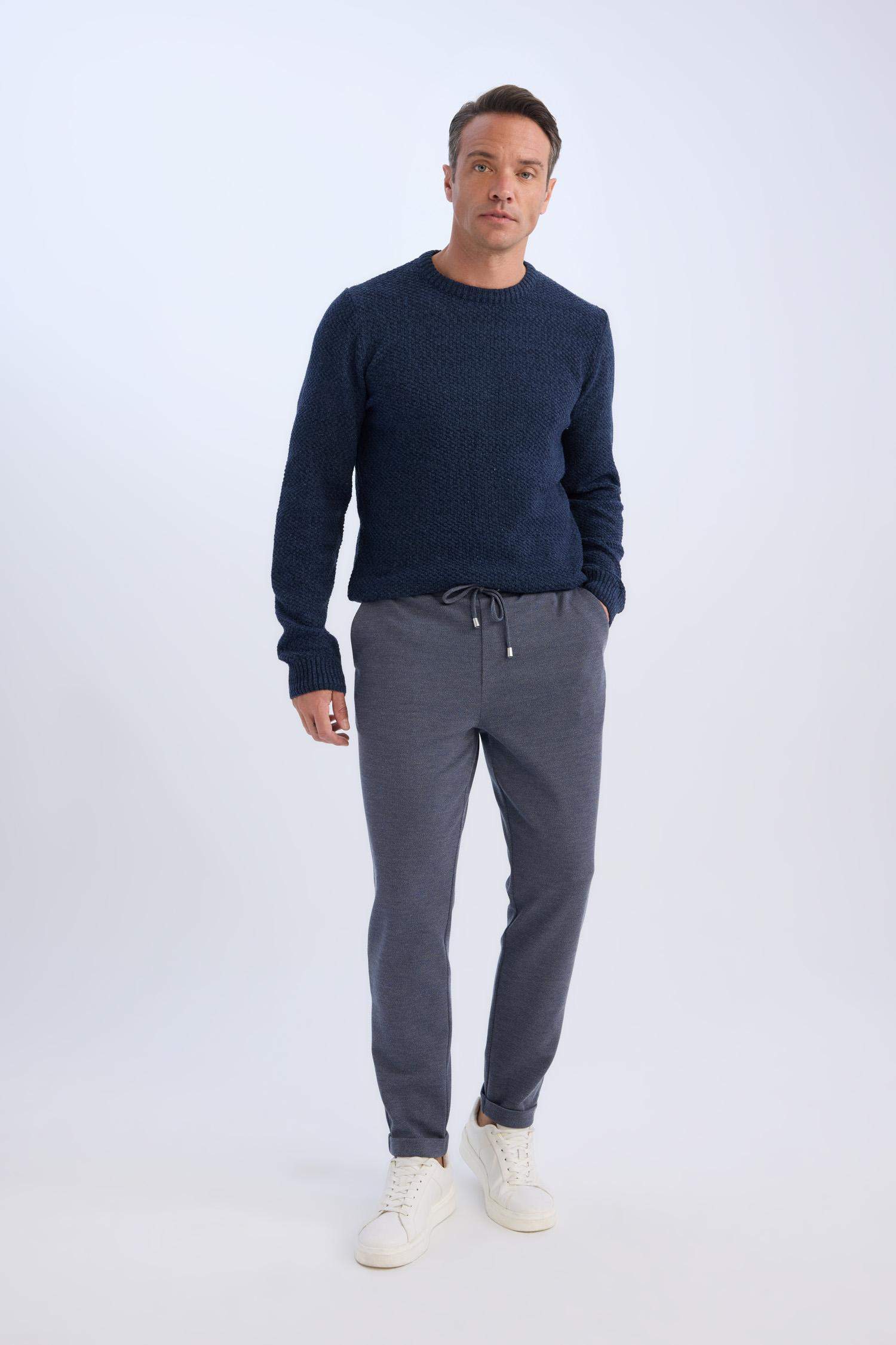 Jogger Duble Paça Yazlık Rahat Esnek Kumaş Pantolon