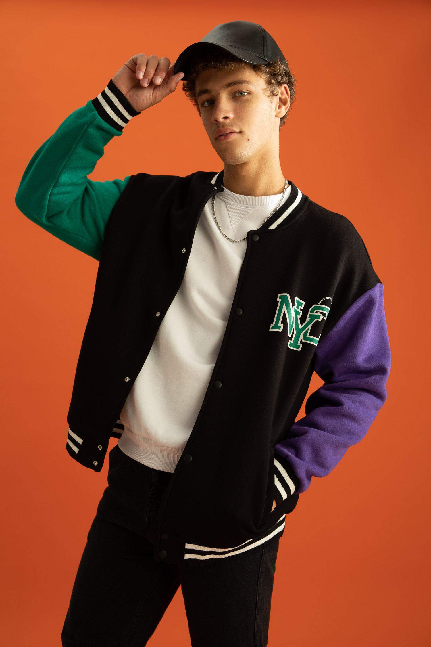 Кардиган оверсайз с принтом для мужчин