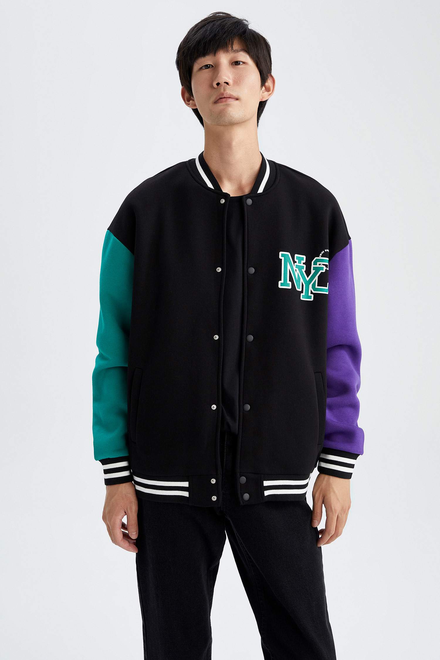 Кардиган оверсайз с принтом для мужчин