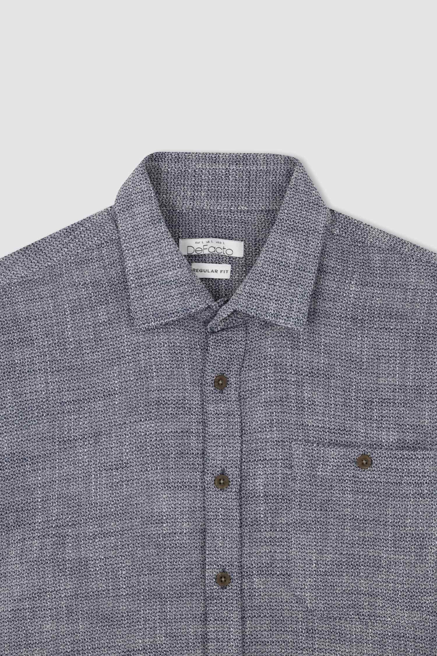 Рубашка с коротким рукавом стандартного кроя для мужчин