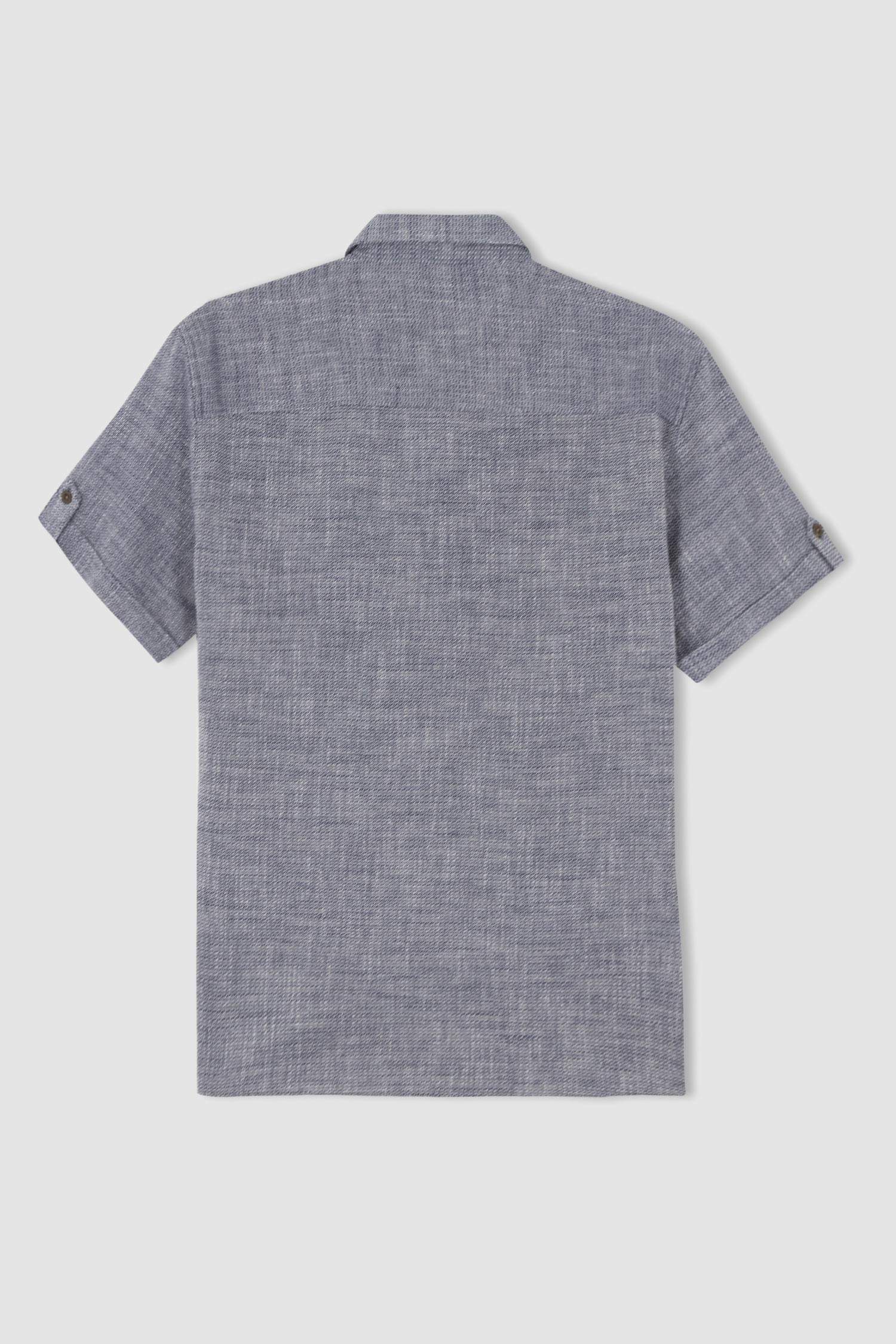 Рубашка с коротким рукавом стандартного кроя для мужчин