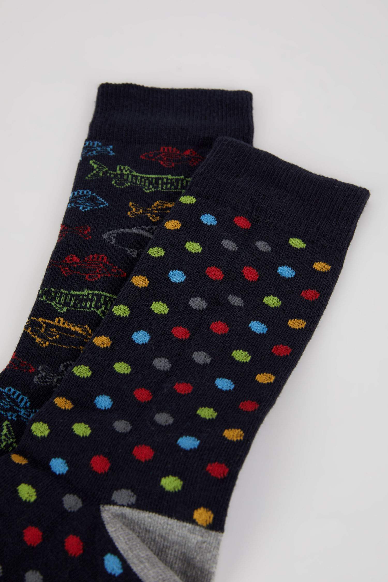 Ерлерге арналған көңілді мақта шұлықтар, 2 жұп