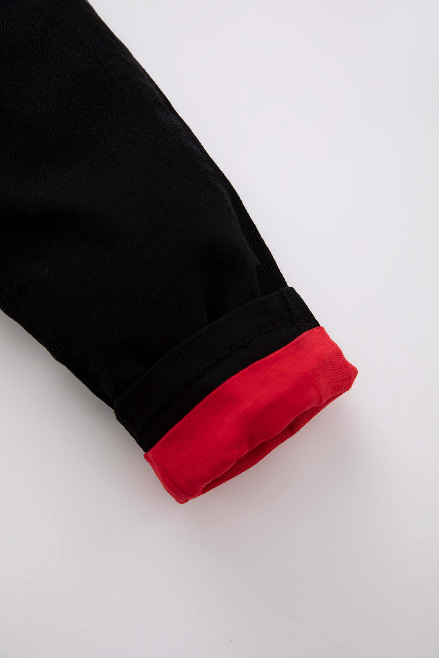 Брюки стандартного кроя с эластичным поясом с карманом для малышей мальчиков