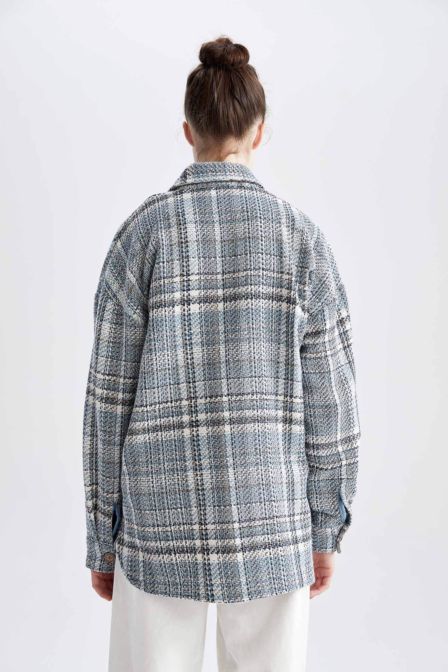 Allsaints simi clearance check coat