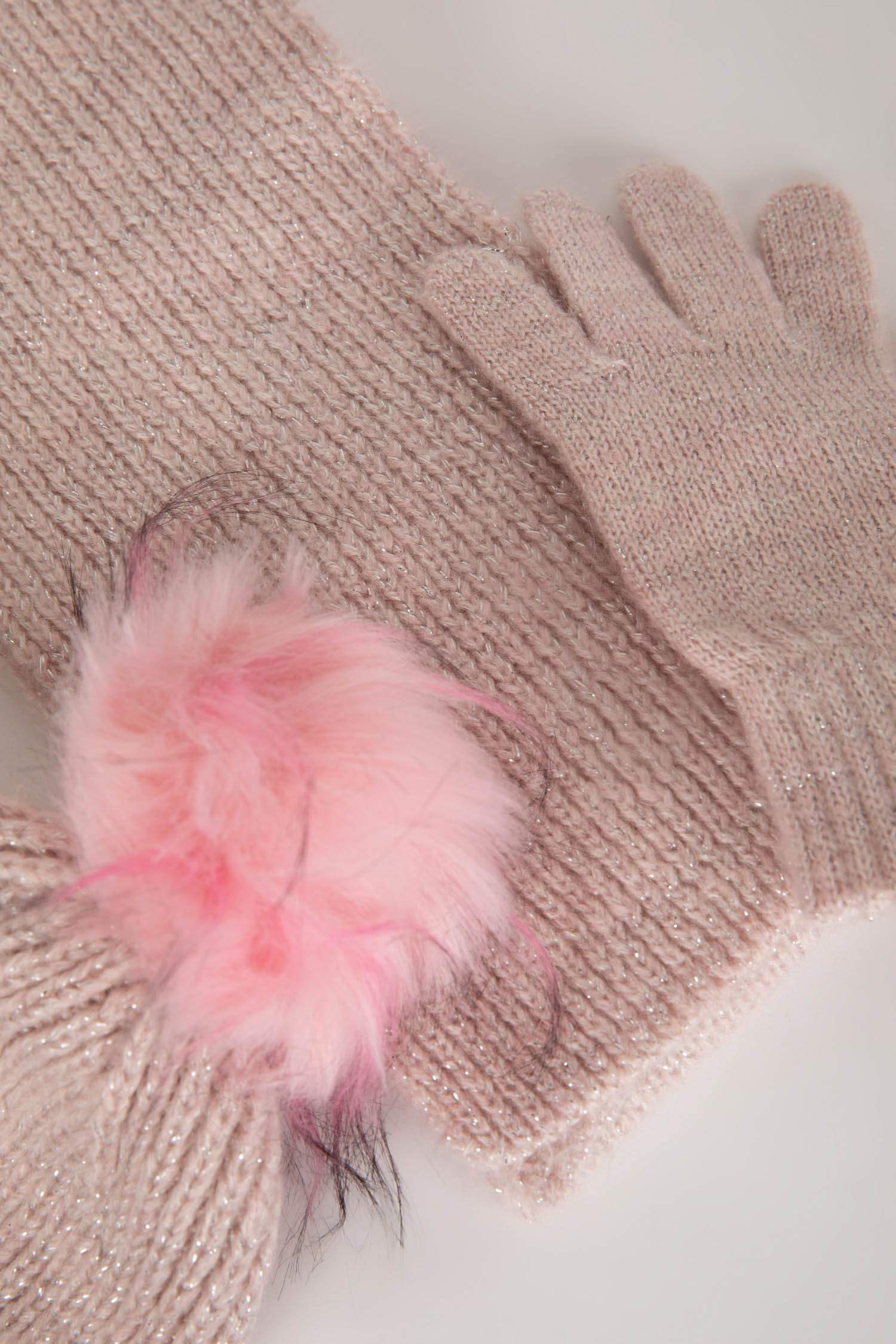 Ensemble de 3 pièces Écharpe Bonnet et Gants pour fille